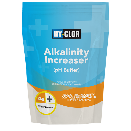 Hy-Clor 2kg Alkalinity Increaser pH Buffer Soft Pack