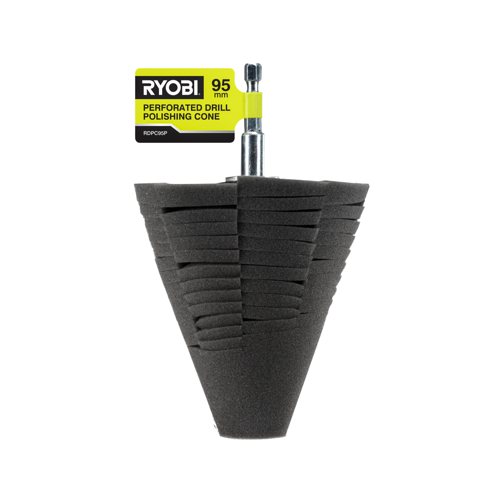 Ryobi 95mm Perforated Drill Polishing Cone Bunnings Australia