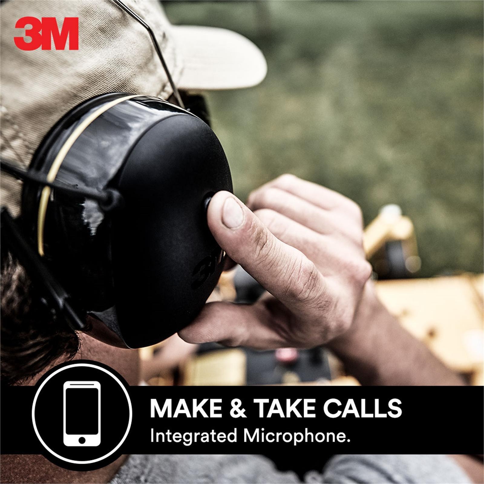 3M WorkTunes Call Connect Bluetooth Ear Muffs Bunnings Australia