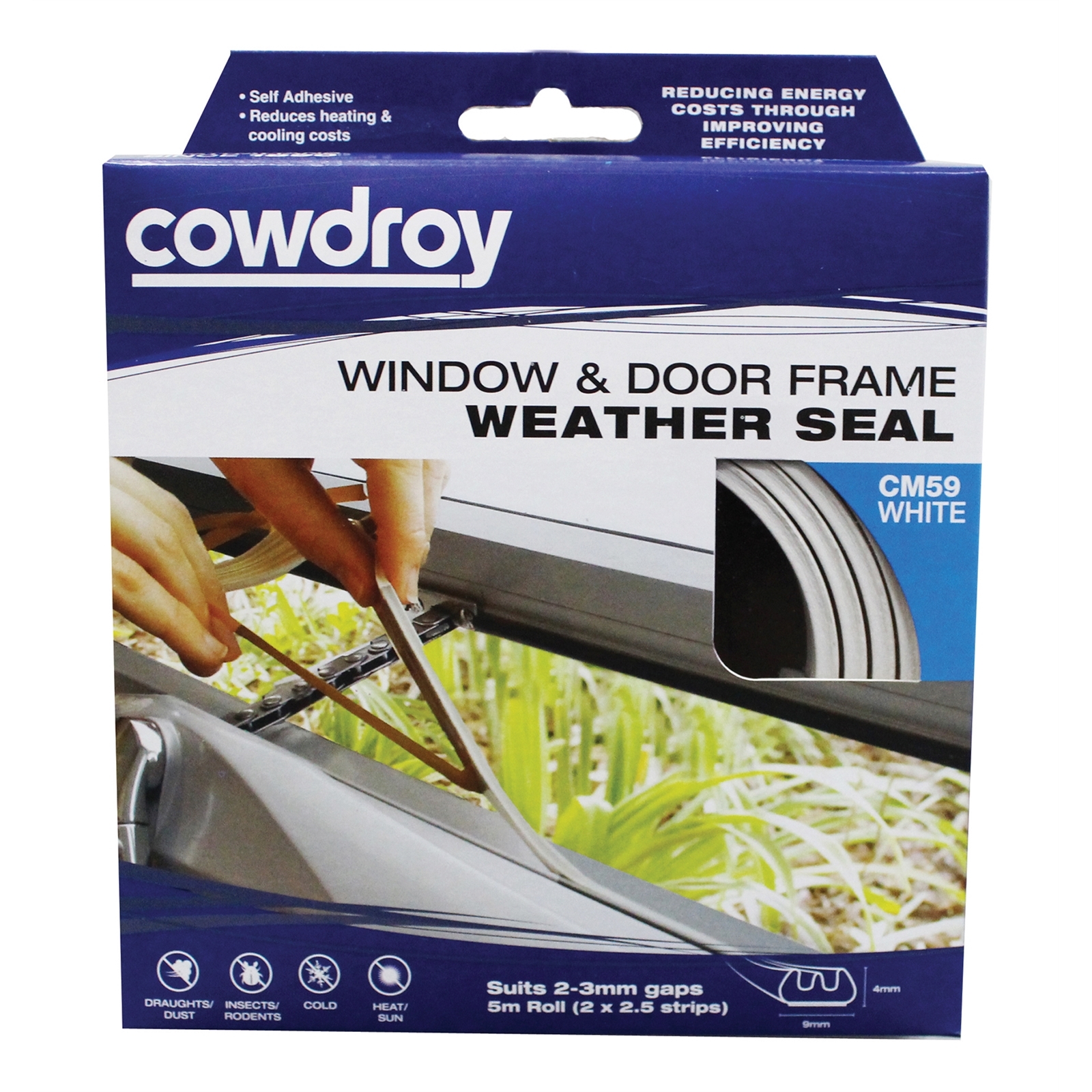 Cowdroy 5m White Door And Window Rubber Seal Bunnings Australia