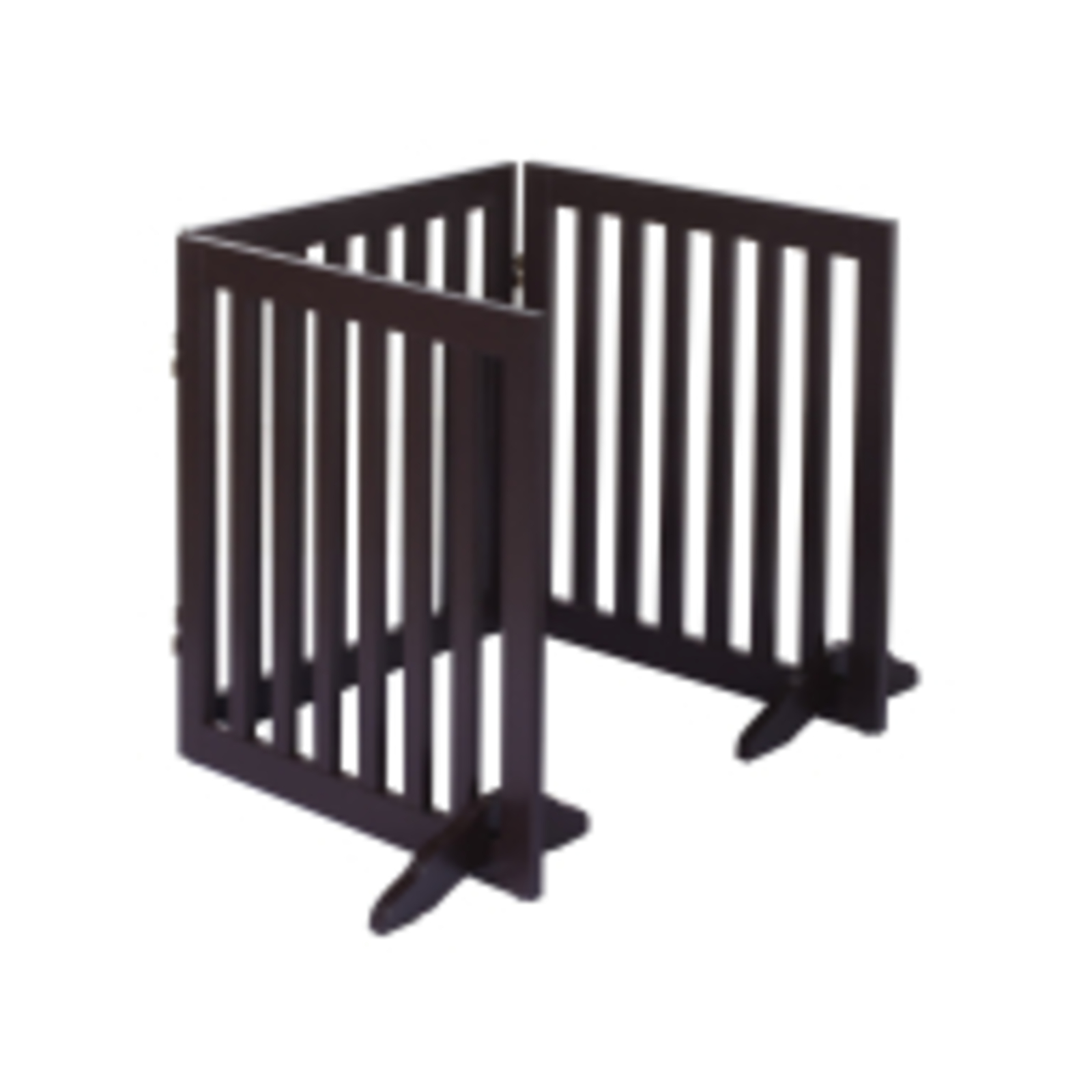 Charlie's Pet Durable Wooden Freestanding Pet Gate Brown Bunnings