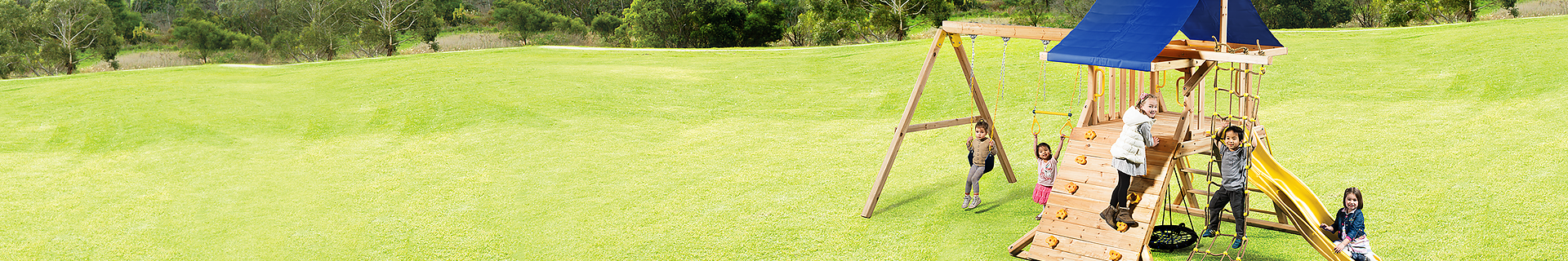 Kids playing on playground