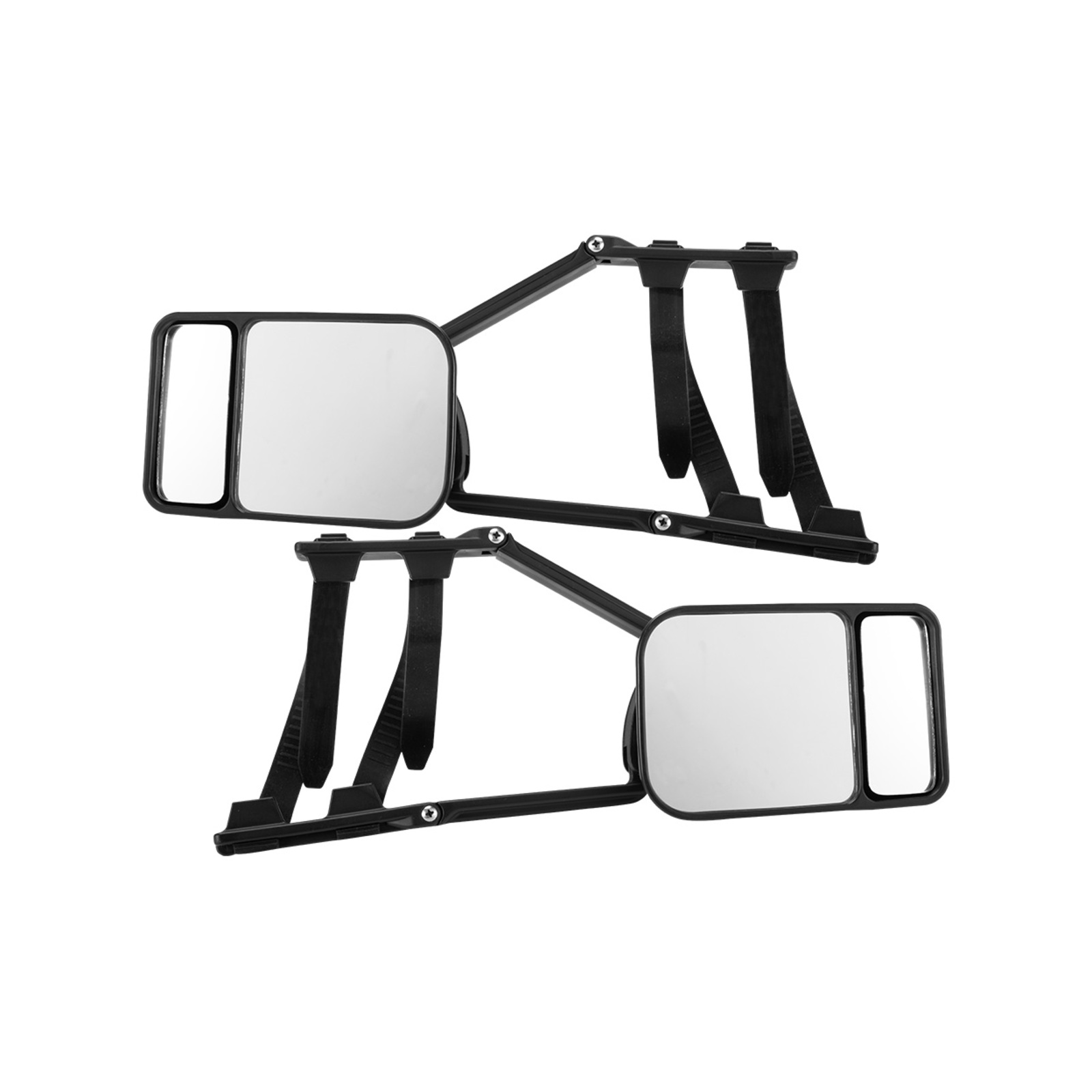 SAN HIMA 2x Towing Mirrors Heavy Duty Universal Fit Strap On Bunnings