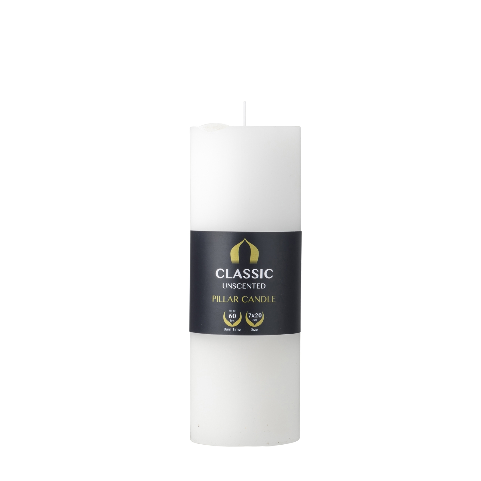 Classic 7 x 20cm Unscented Pillar Candle Bunnings Australia