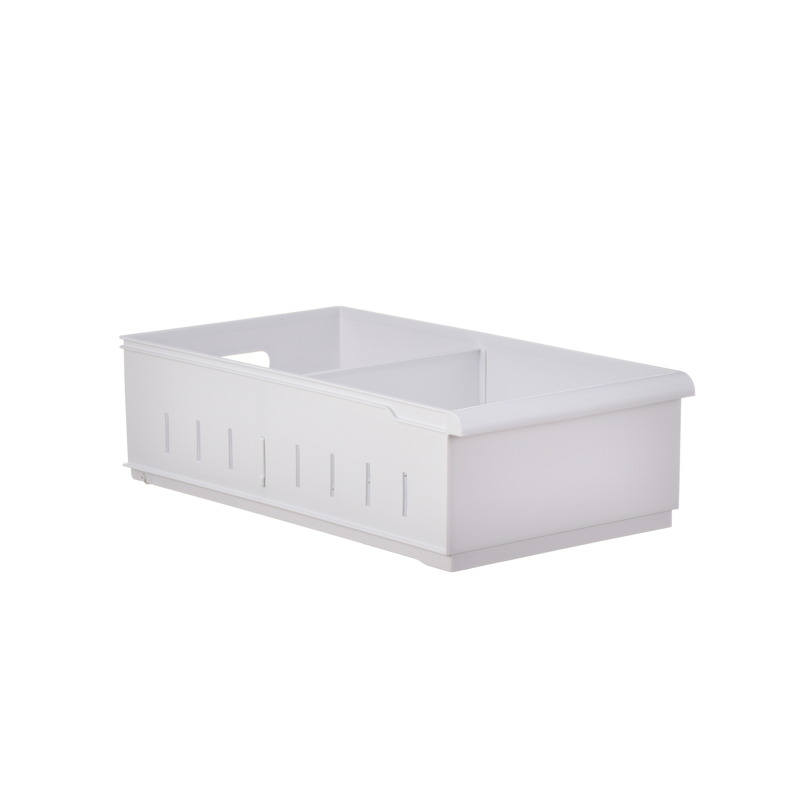 All Set 45.2 x 24.3 x 12.7 cm White Compartment Storage Box Bunnings