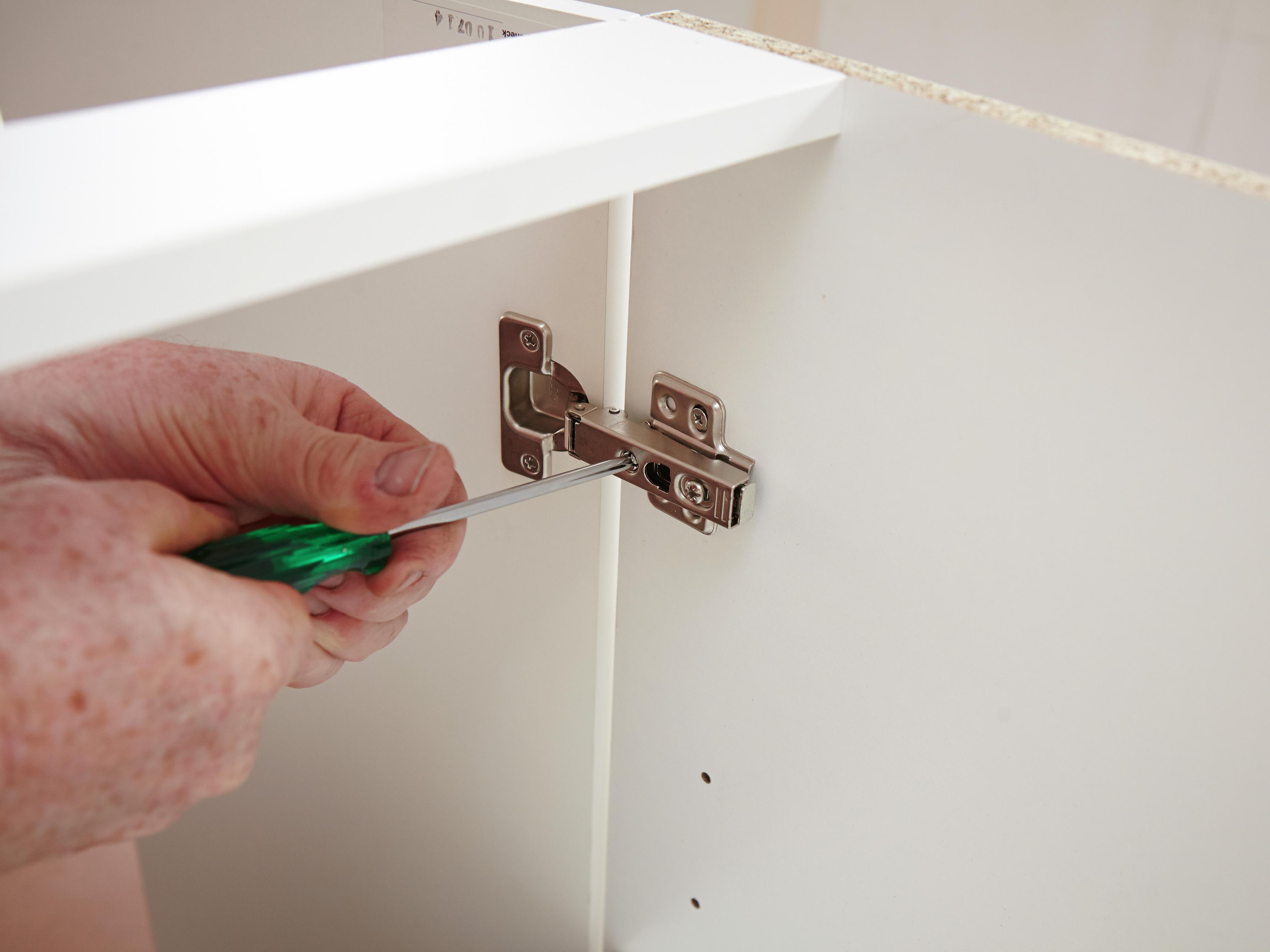 Cabinet Hinges  How to Adjust Cabinet Doors