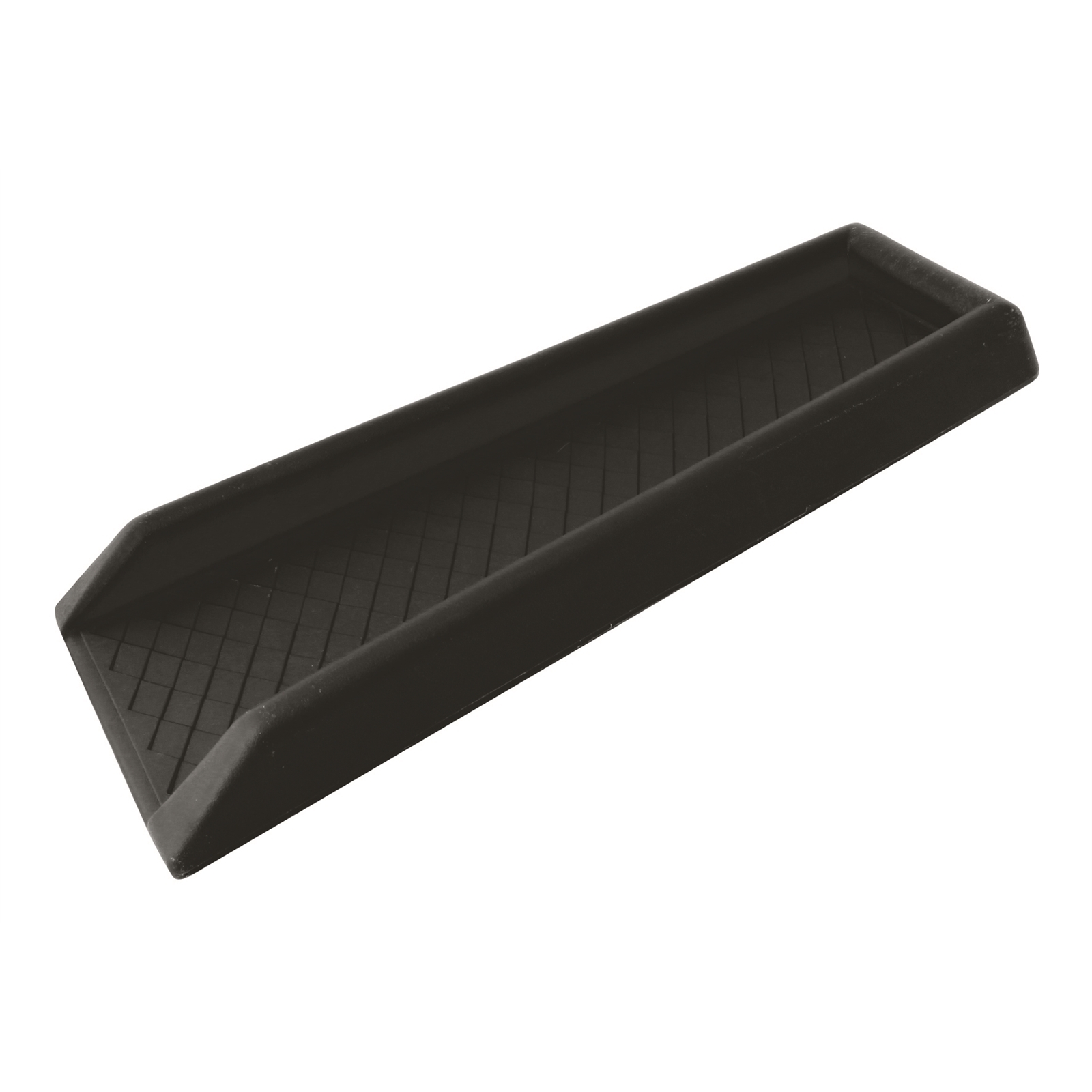 Reln 595 x 285 x 200mm Black Spoon Drain Splash Block Bunnings Australia