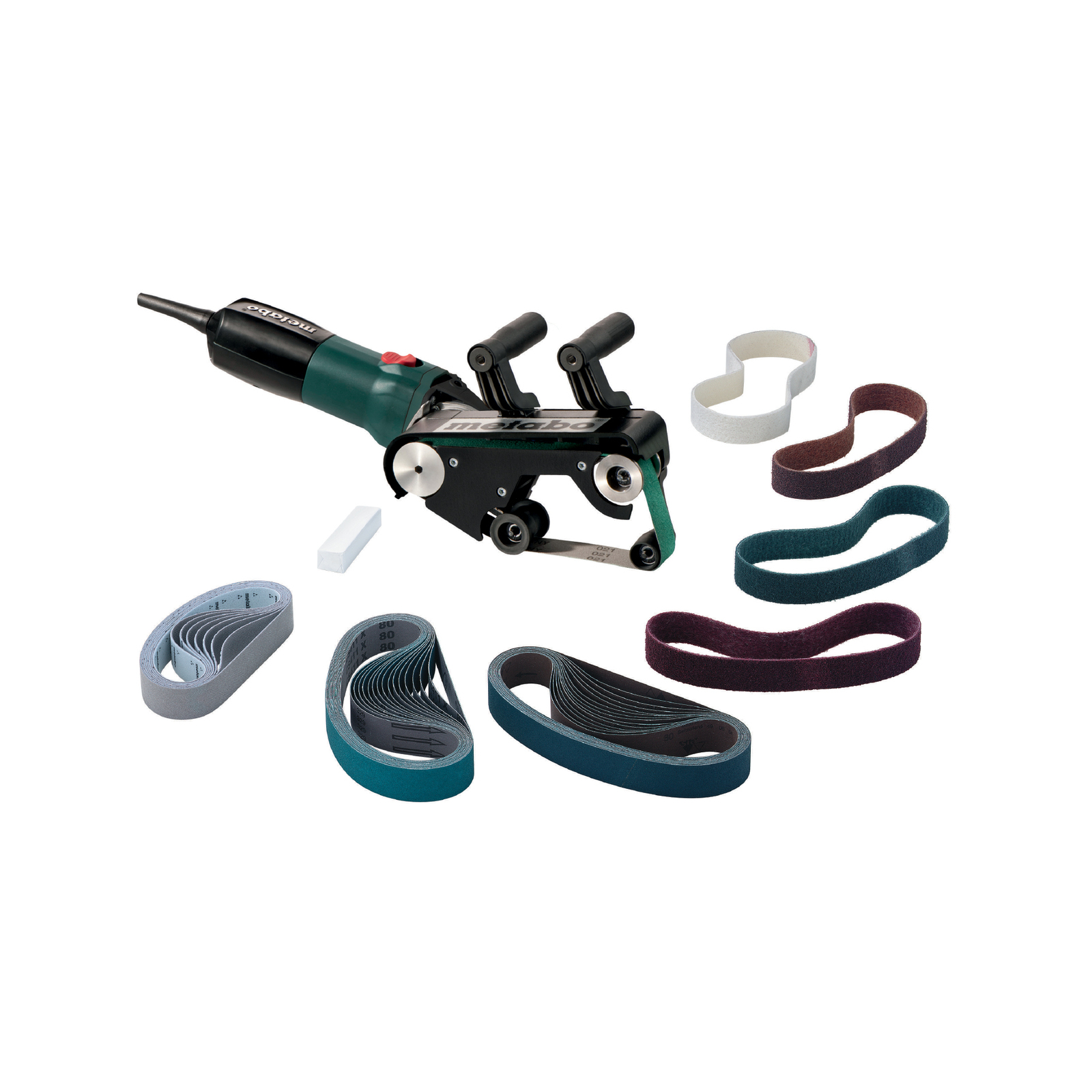 Metabo RBE 960 900W Tube Belt Sander Set 602183510 Bunnings Australia