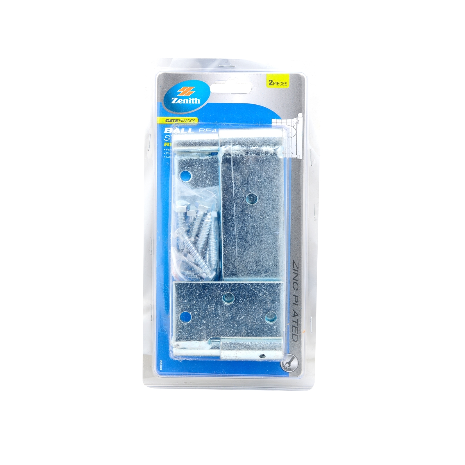 Zenith 150mm Zinc Plated Right Handed Ball Bearing Gate Hinge 2 Pack Bunnings Australia