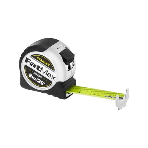 Stanley FatMax Xtreme 8m / 26ft Imperial Tape Measure - Bunnings Australia