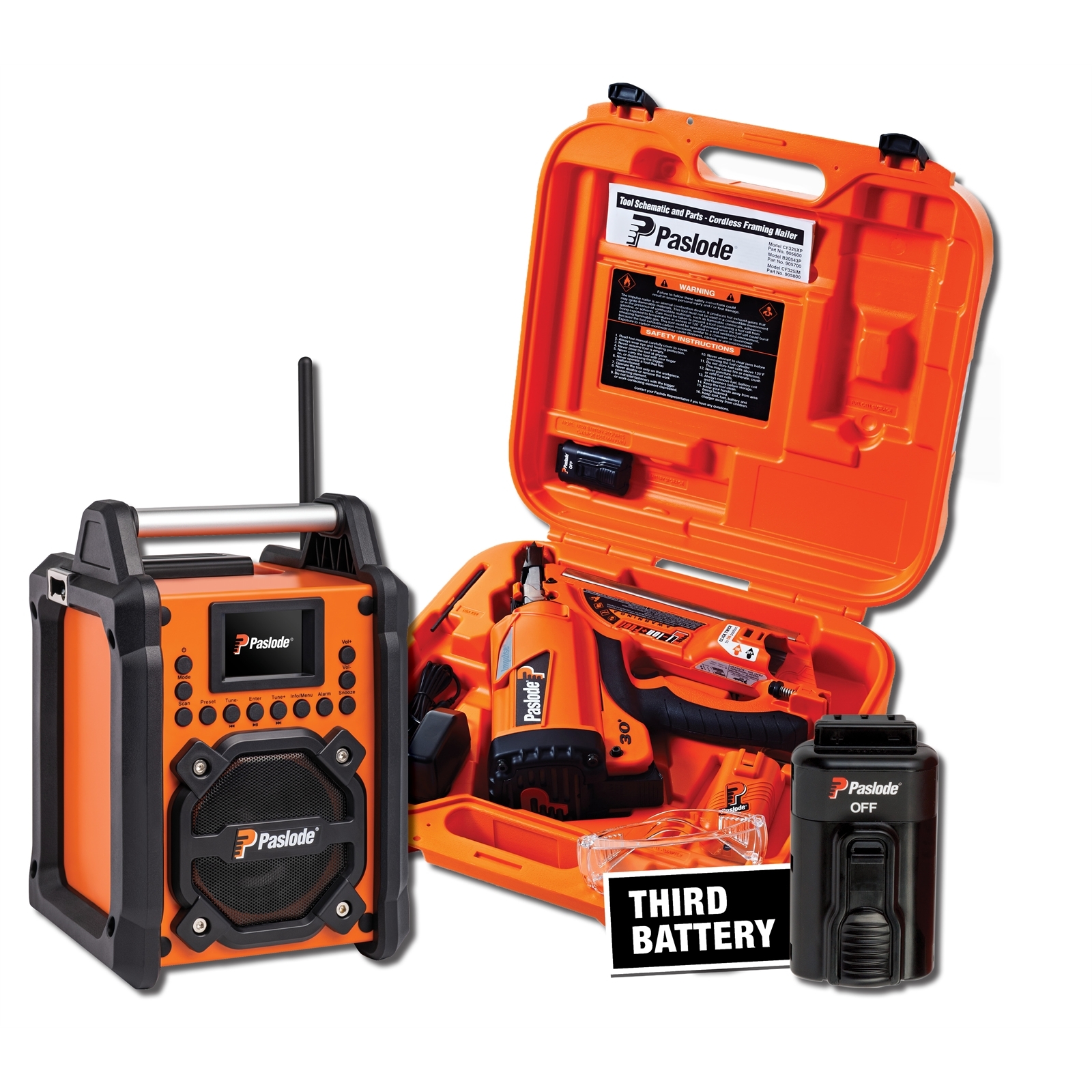 Paslode Framing Nail Gun & Radio Combo Bunnings Australia