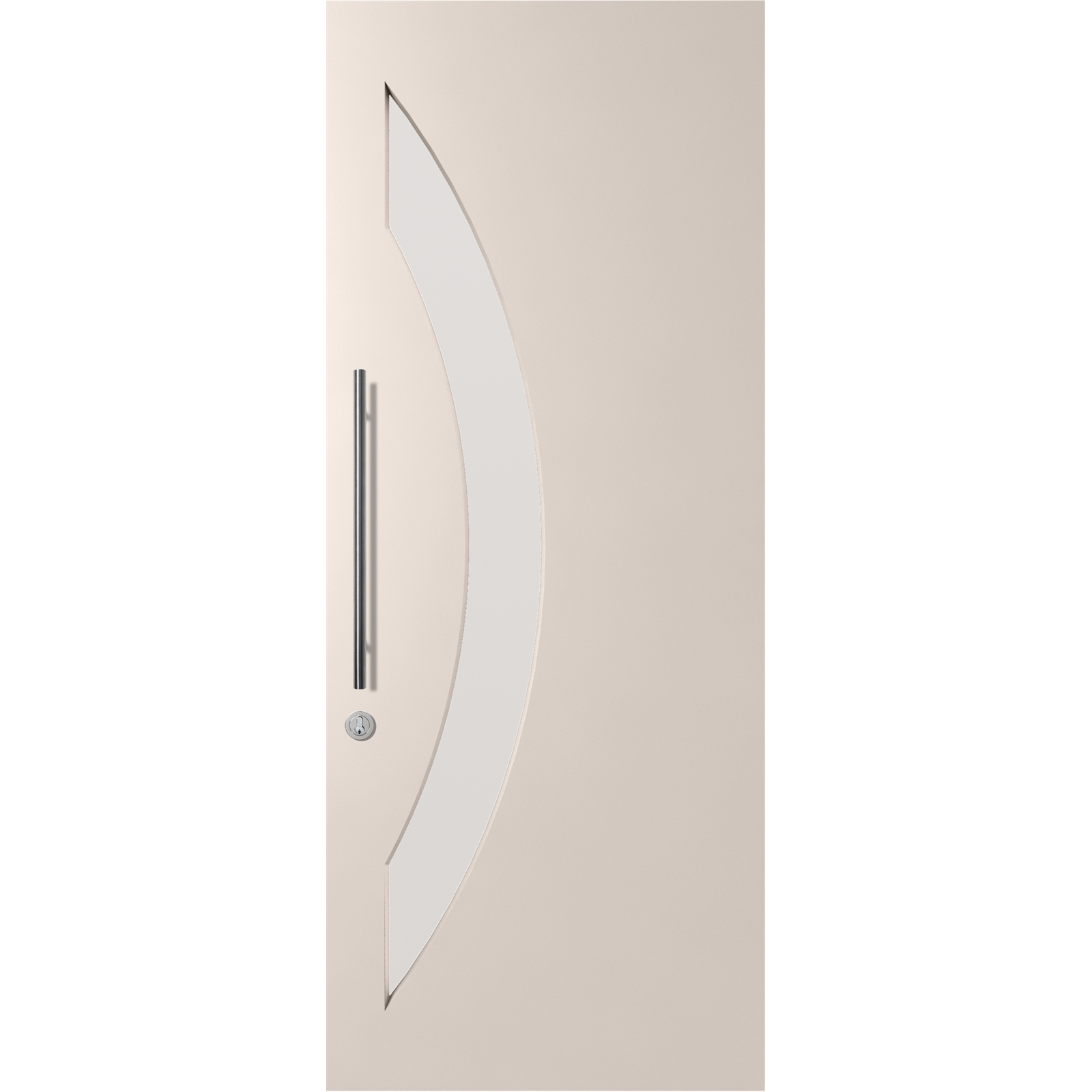 Corinthian 2040 x 820 x 40mm Entrance Door Primed Madison Translucent ...