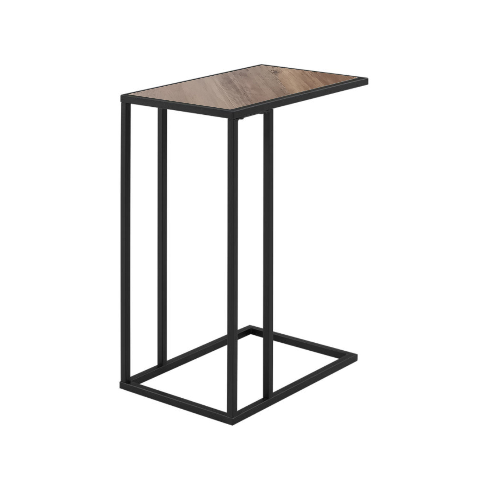 Urban Style 480mm Dark Walnut Shine Side Table Bunnings Australia