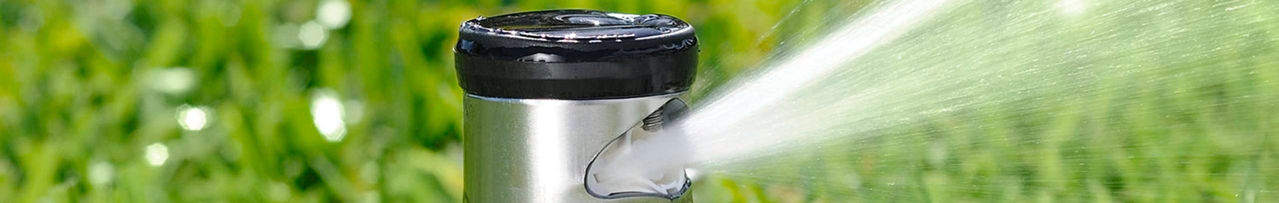 sprinkler in a garden