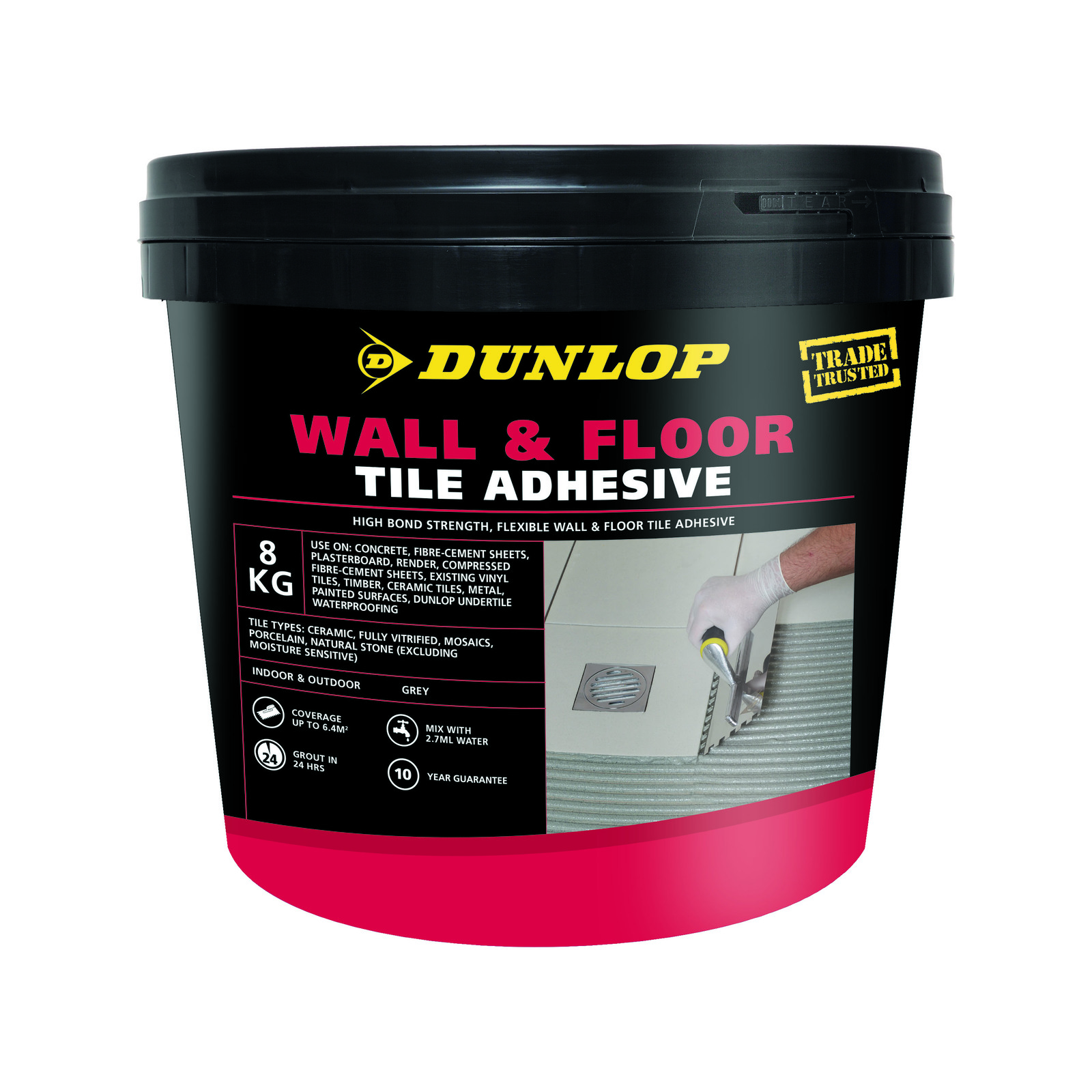 Dunlop 8kg Wall and Floor Tile Adhesive Bunnings Australia