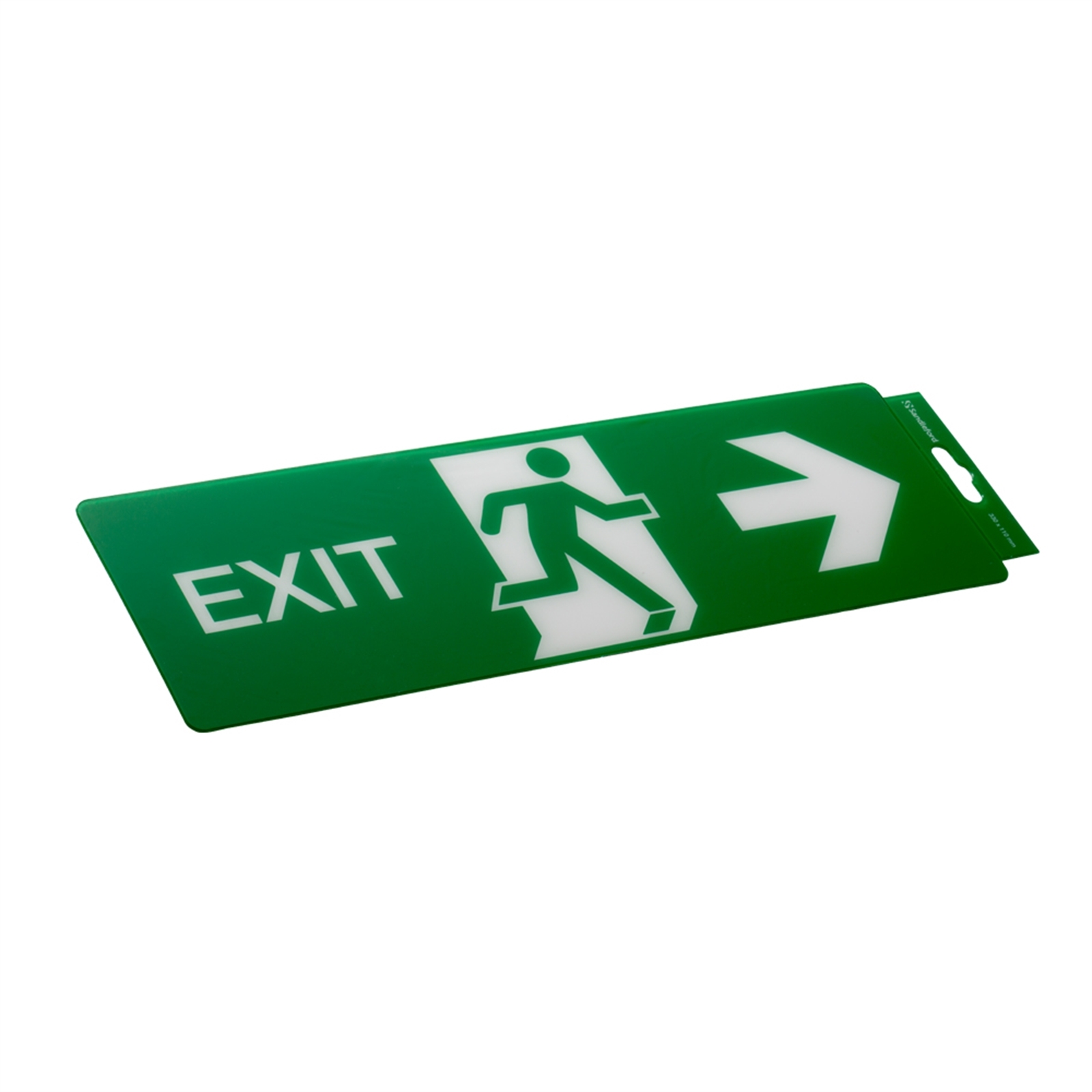 Sandleford 330 x 110mm Plastic Exit Right Sign - Bunnings Australia