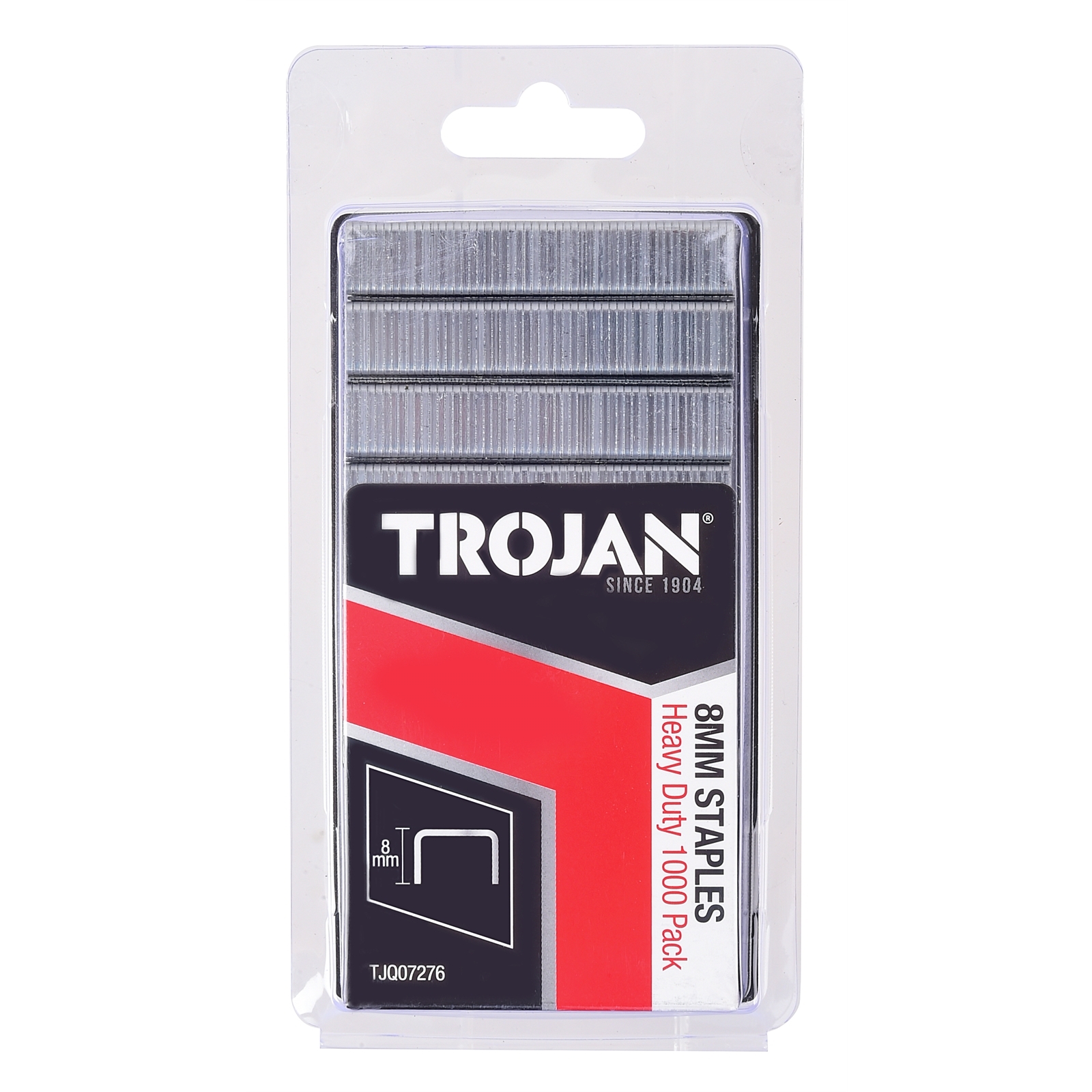 Trojan 8mm Heavy Duty Staples - 1000 Pack