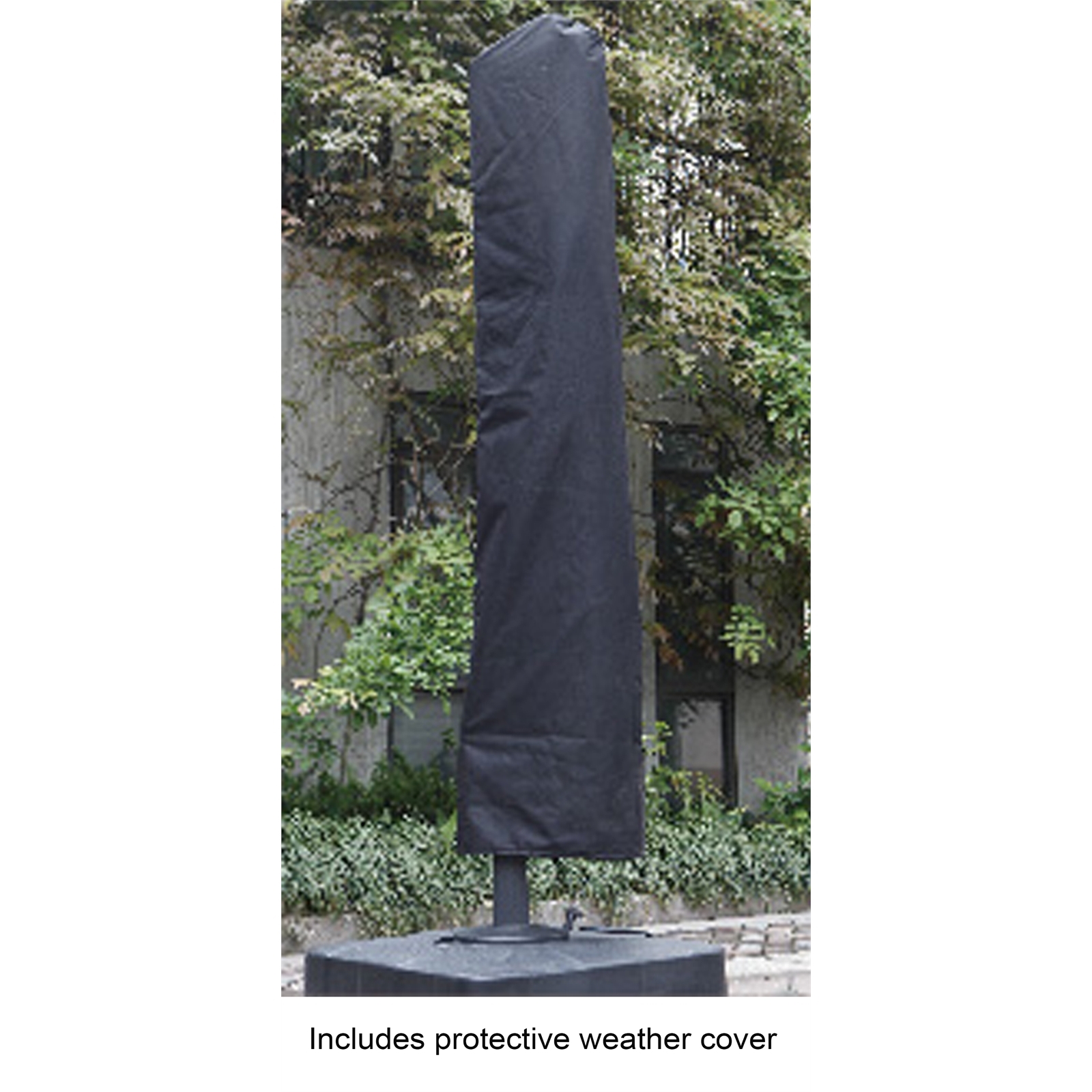 Mimosa 3.5m Charcoal Andaman Cantilever Umbrella Bunnings Australia