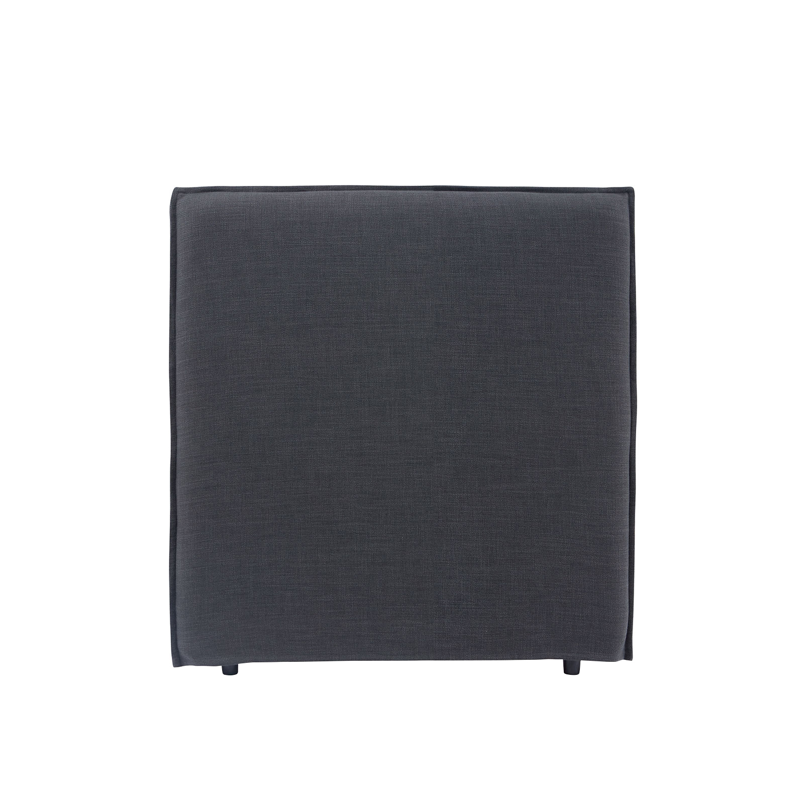Black Mango Juno Charcoal King Single Bedhead with Slipcover Bunnings