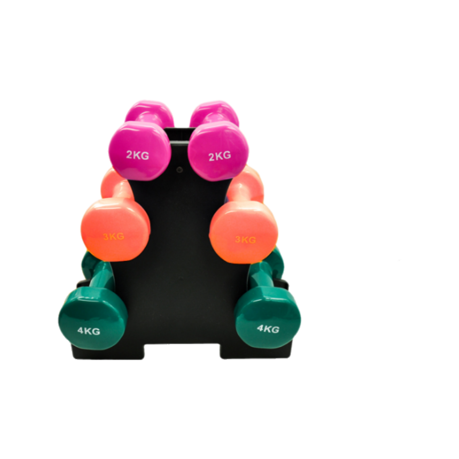 3 Pairs PVC Dumbbell Set 2kg + 3kg + 4kg Bunnings Australia