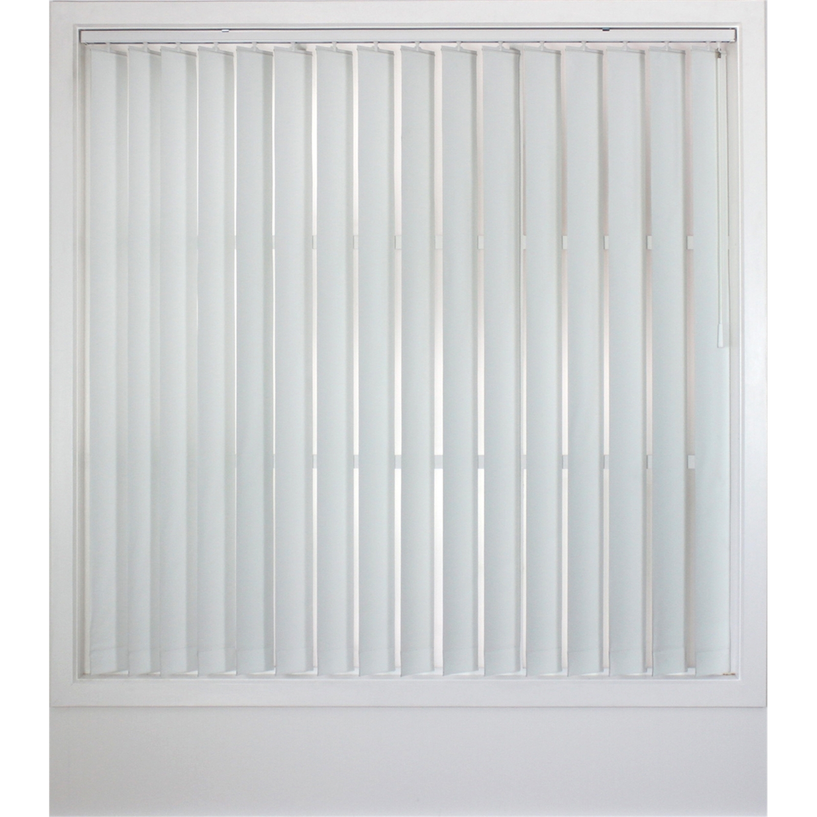 Windoware White Poly Vertical Delta Blind - 1800mm X 2100mm - Bunnings ...