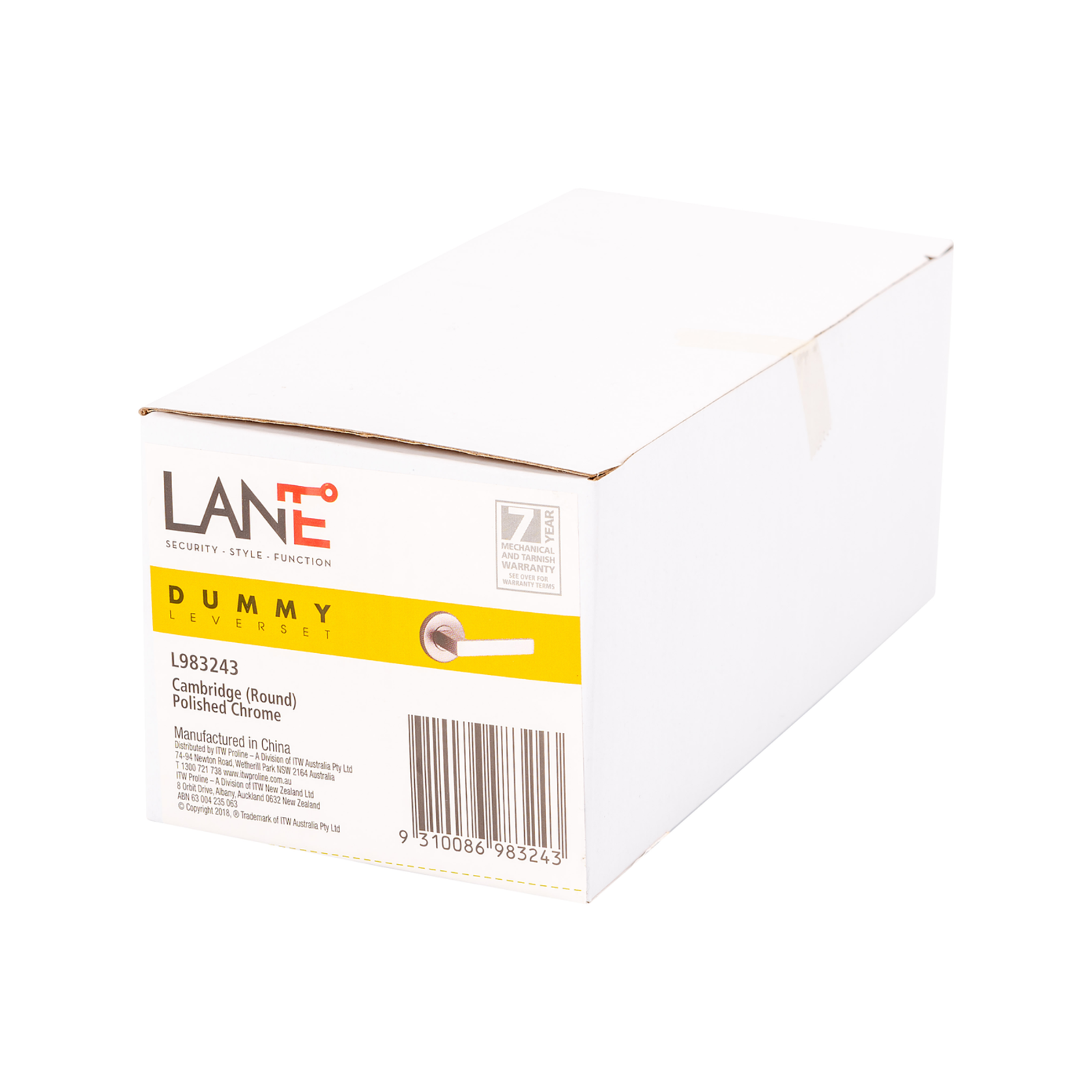 Lane Polished Chrome Cambridge Round Dummy Lever Set Bunnings Australia