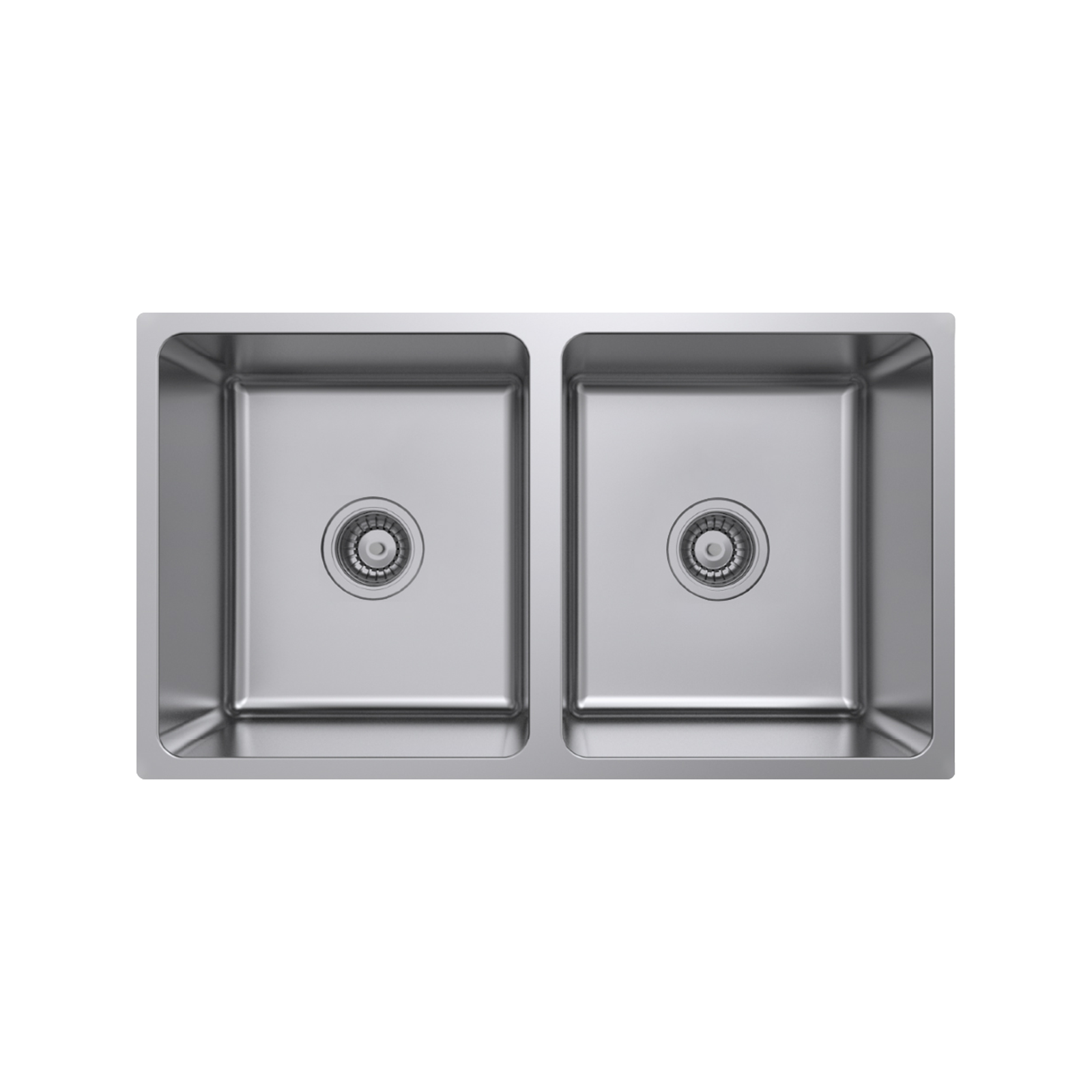 Estilo Stainless Steel Square Double Bowl Sink Bunnings Australia