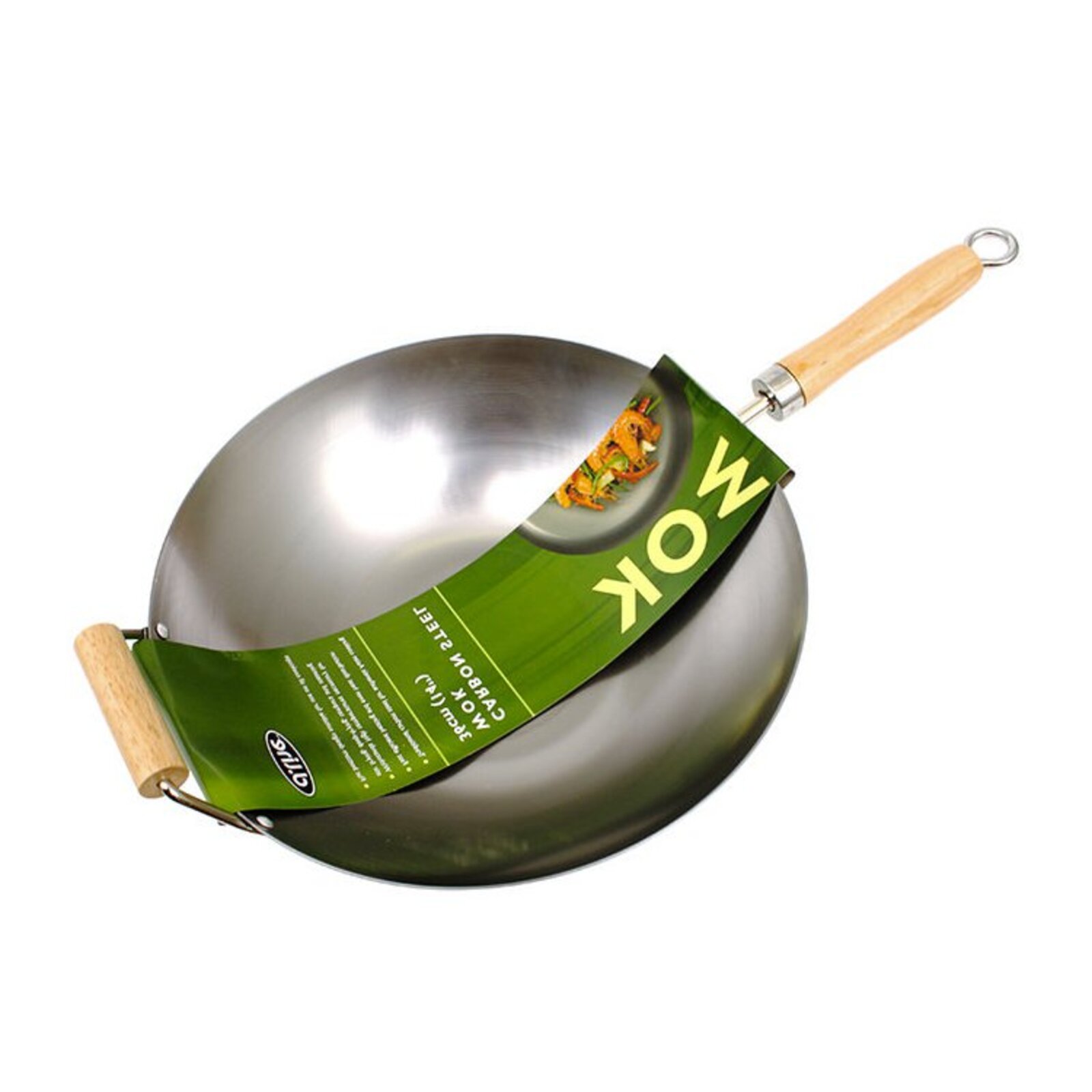 D.Line Carbon Steel Wok 36cm Bunnings Australia