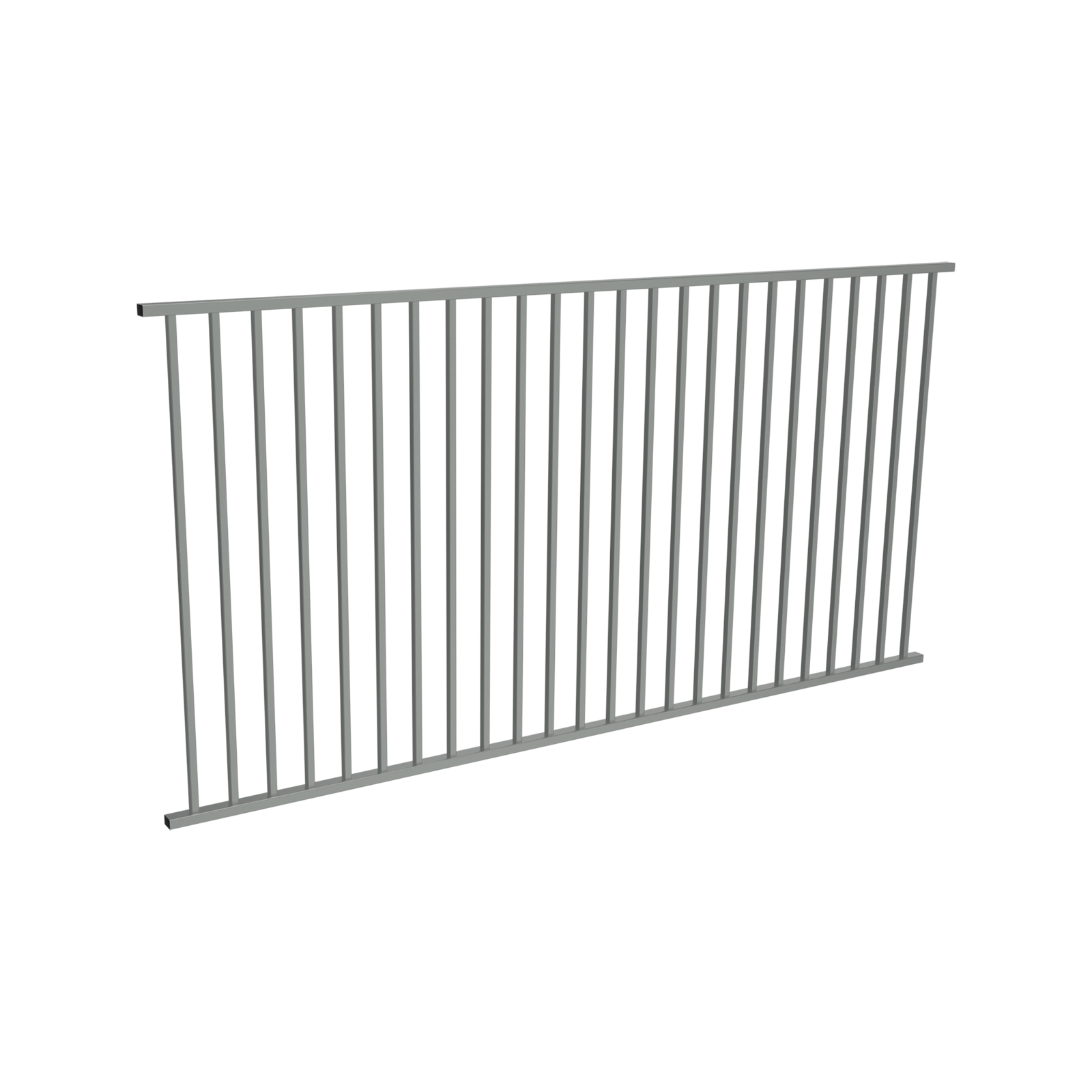 ProtectorAl 2400 mm W x 1200 mm H Woodland Grey Aluminium Pool Fence