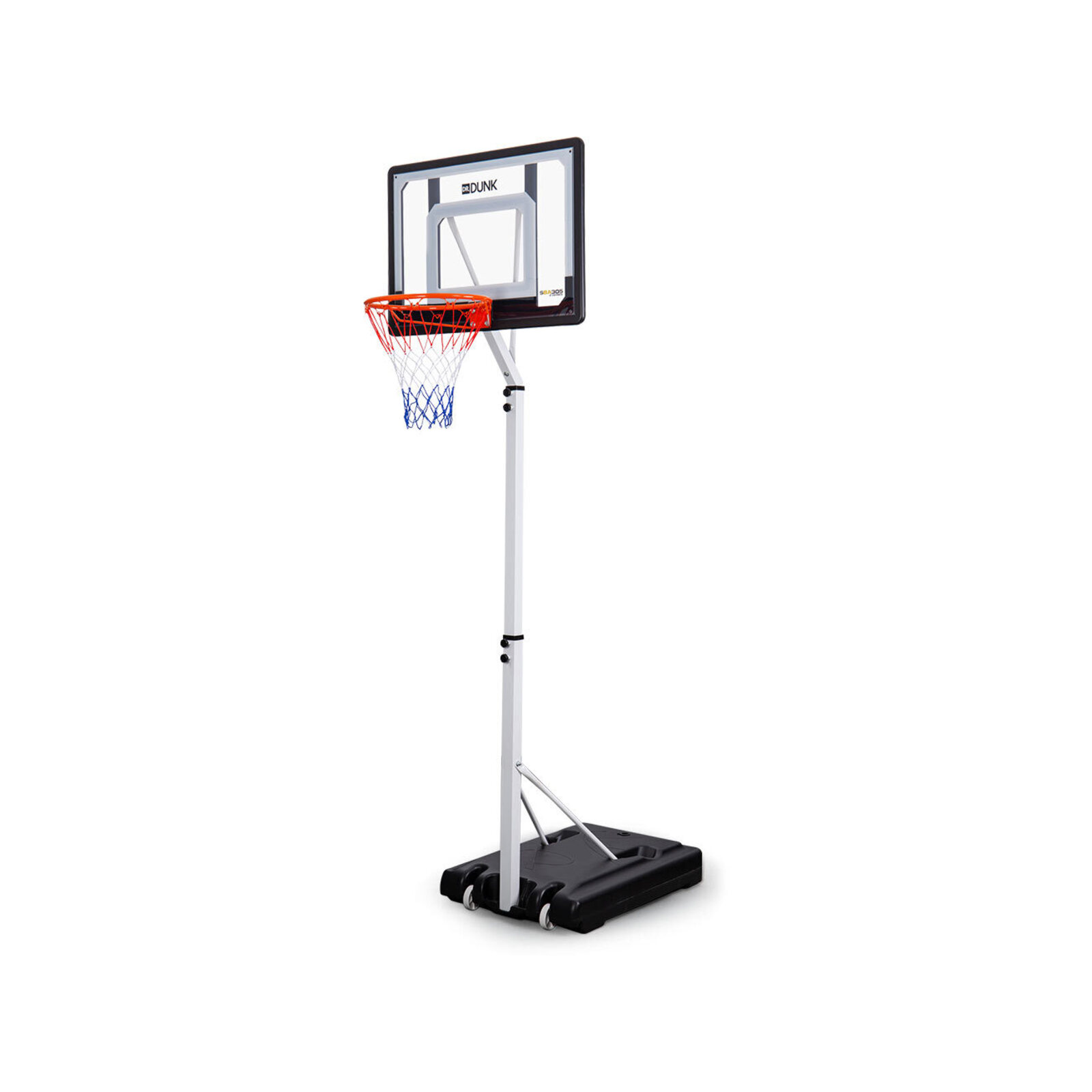 Dr.Dunk 2.6M Slam Backboard Adjustable/Portable Basketball Hoop Stand System Bunnings Australia