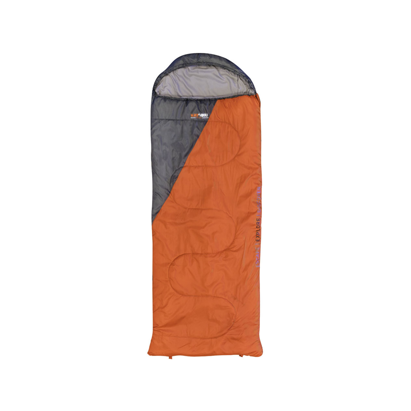 BlackWolf Solstice Jumbo 300 Sleeping Bag Red/Charcoal - Bunnings Australia