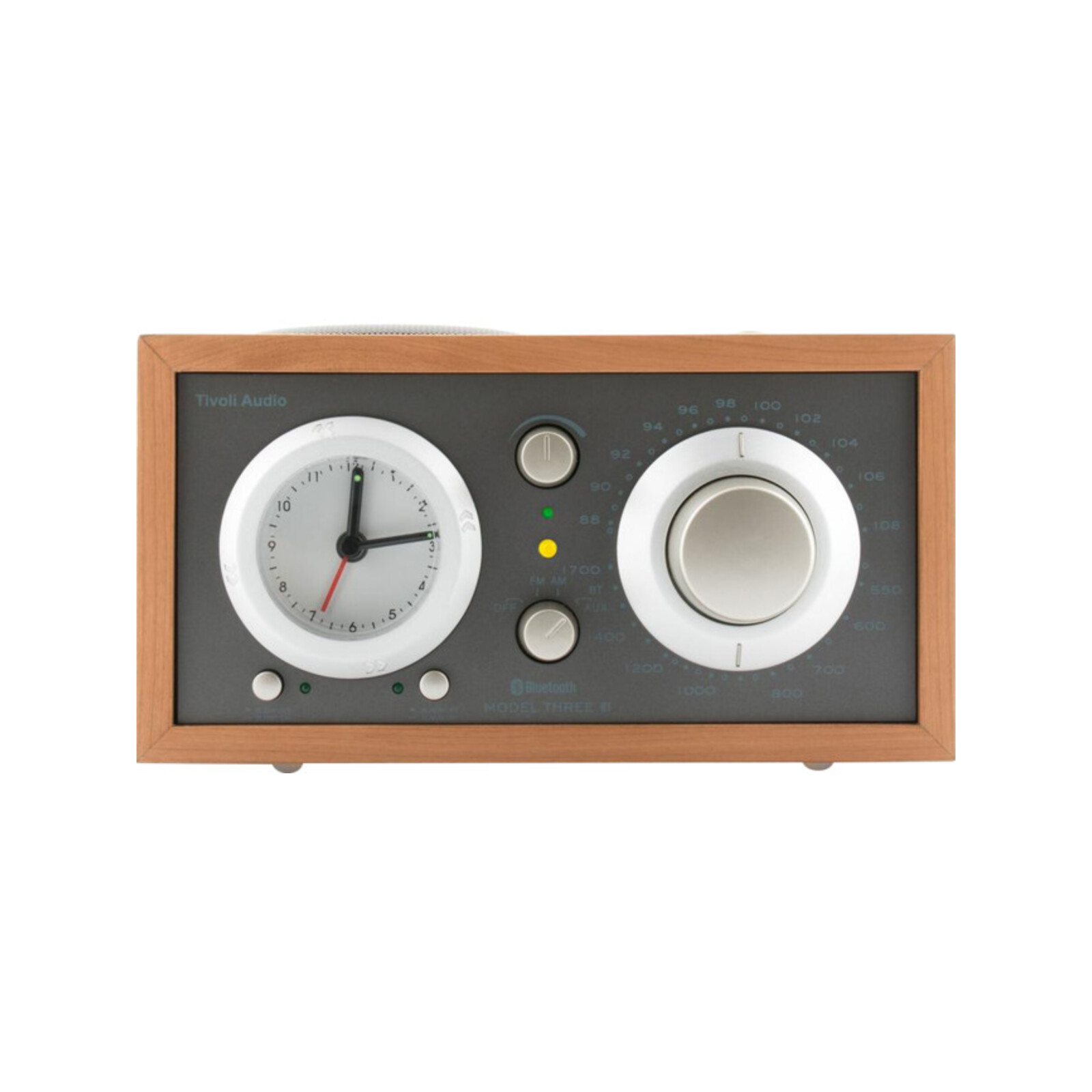 M3USBTTPE Model Three Bt Cherry/ Taupe Bluetooth AM/FM Clock Radio