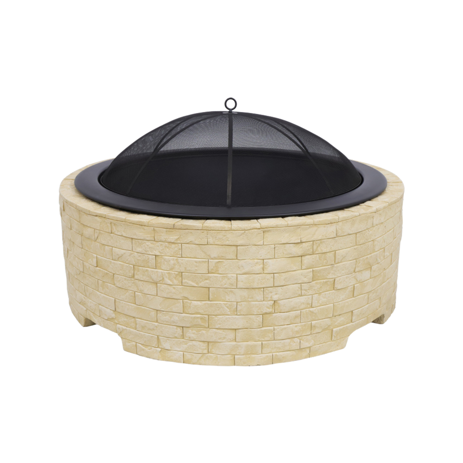 Mimosa 90cm GRC Stone Fire Pit Bunnings Australia