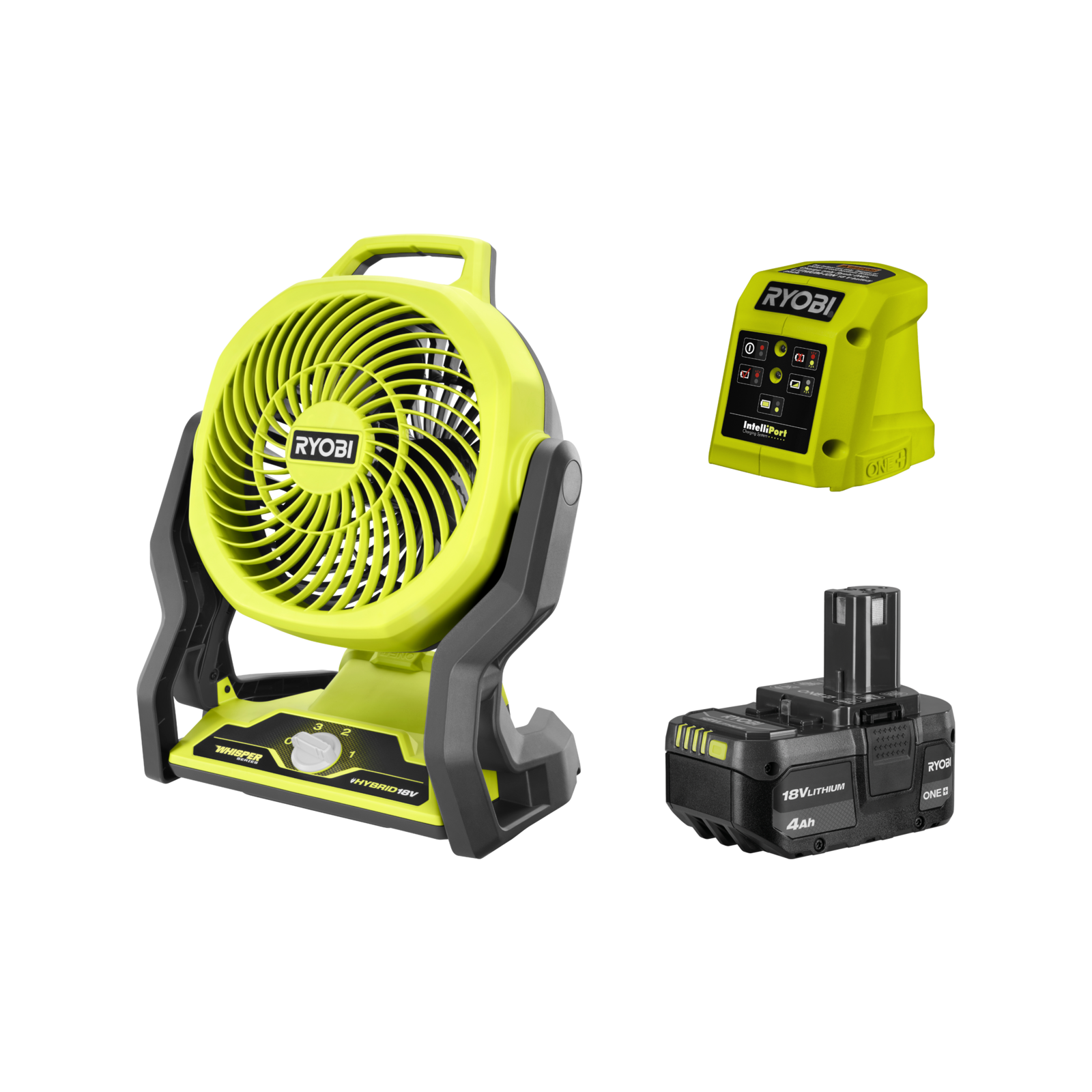 Ryobi 18V ONE+ Hybrid Fan - Bunnings Australia