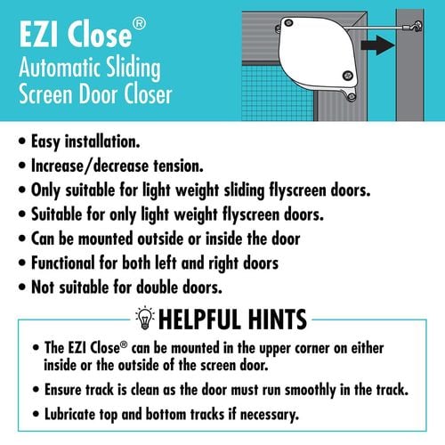 Adoored EziClose Screen Door Closer Bunnings Australia