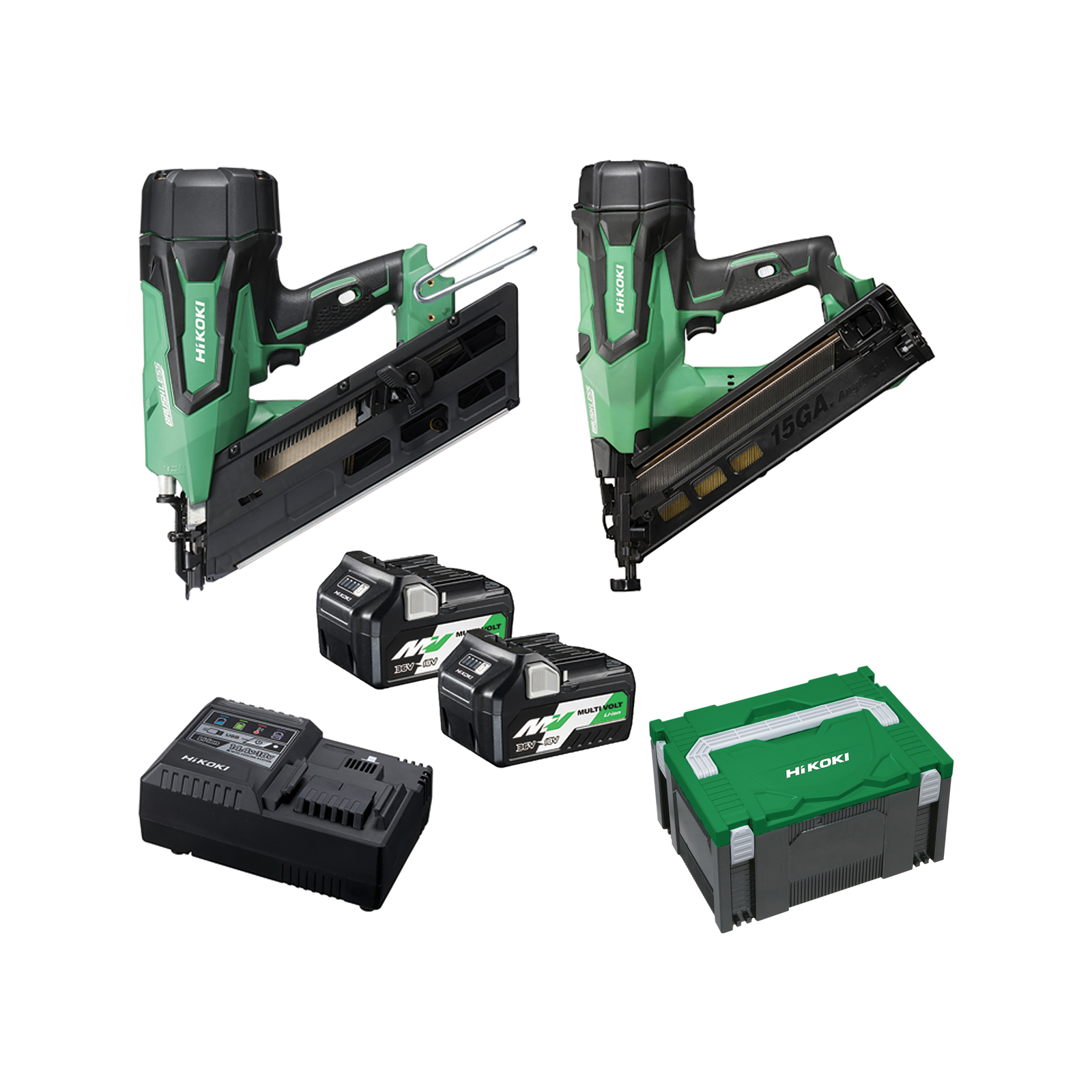 Hikoki 18V 2 Piece Brushless Nailer Kit Bunnings Australia