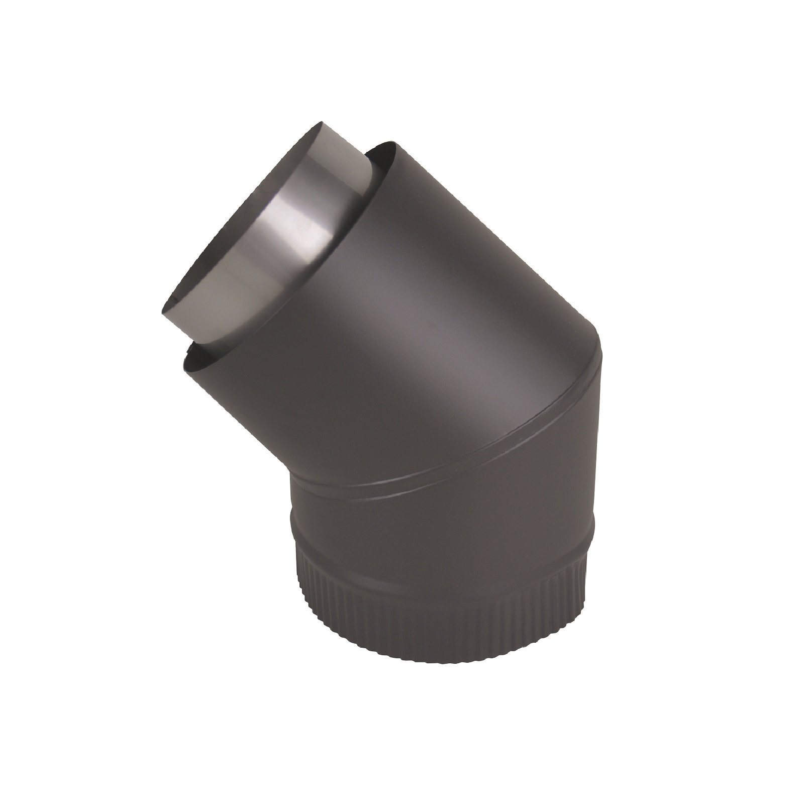 Scandia 45° Left Hand Bend Flue Kit - Graphite - Bunnings Australia