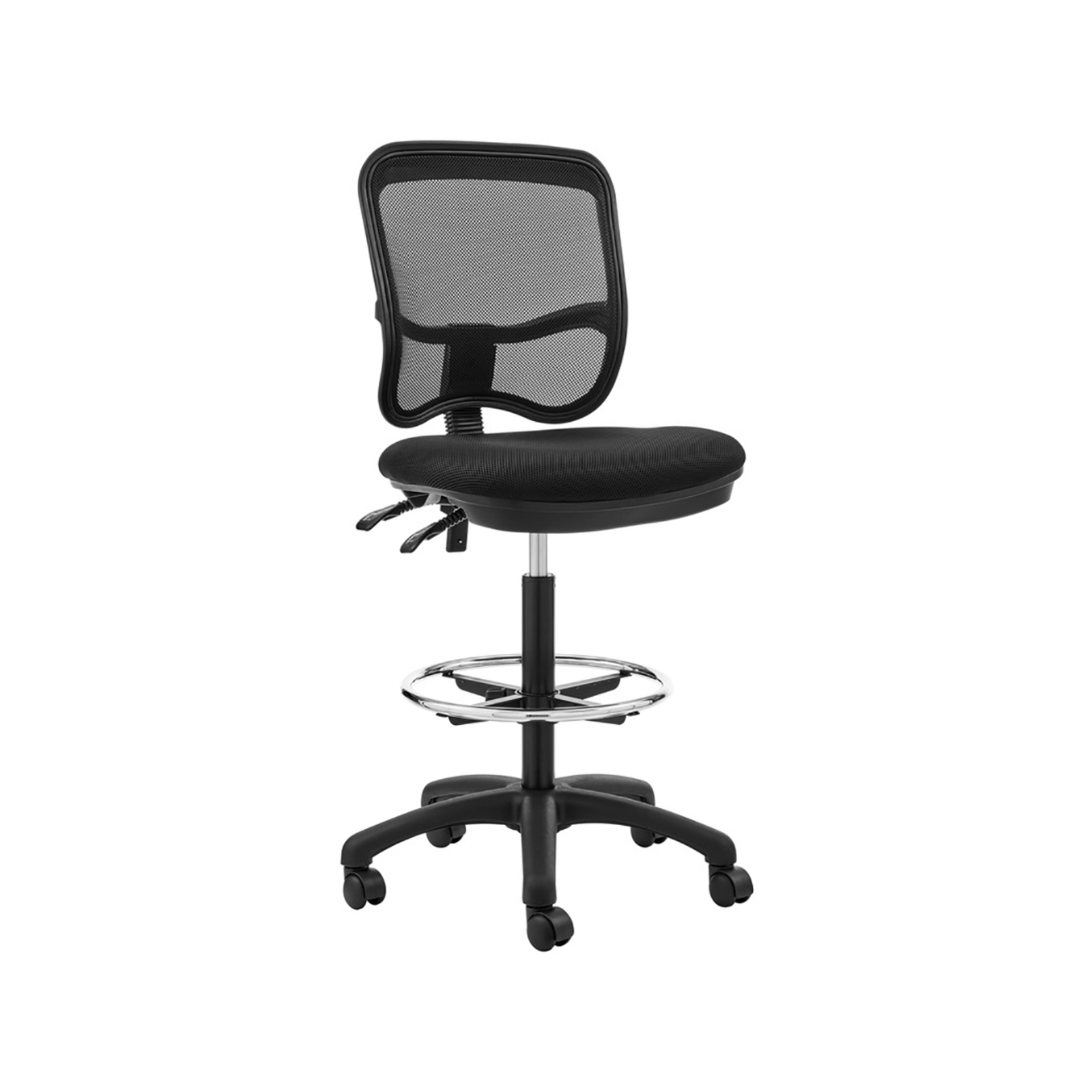 Mesh Back Adjustable 137x81cm Drafting Chair Black Bunnings Australia