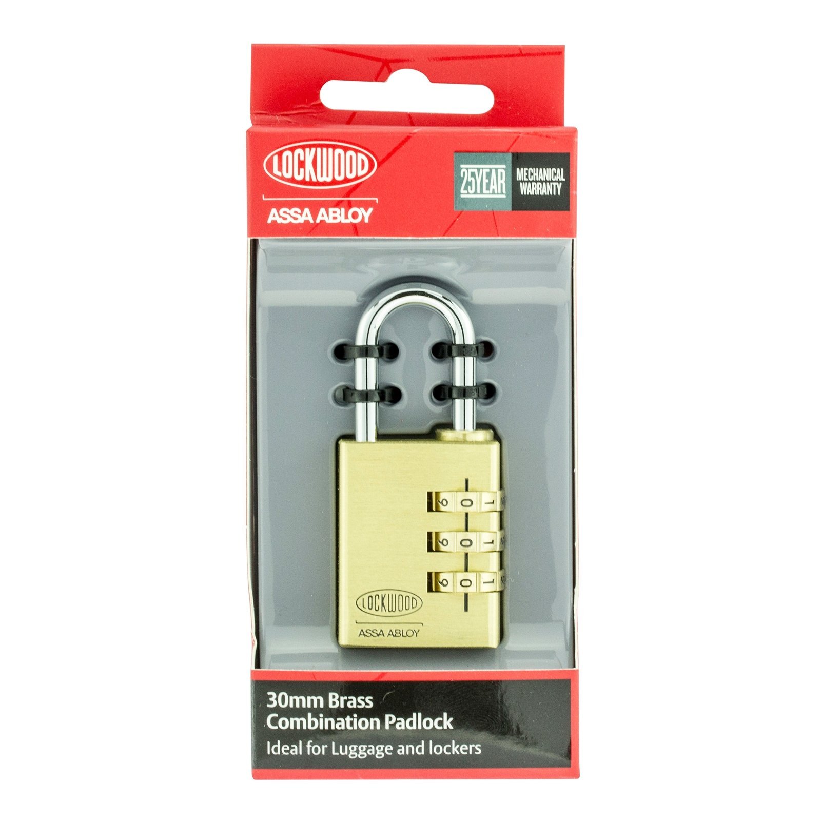 Lockwood 30mm 150 Series Combination Padlock Bunnings Australia