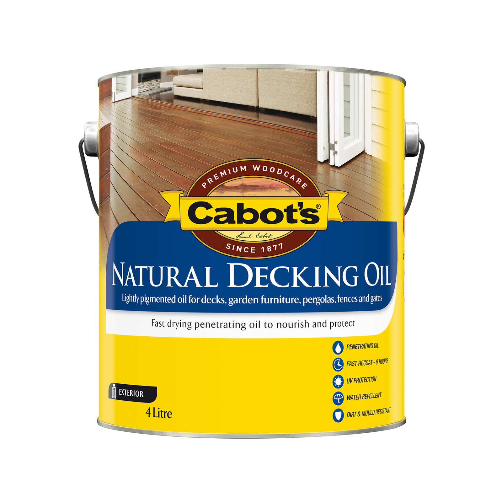 Cabot's 4L Natural Decking Oil Bunnings Australia