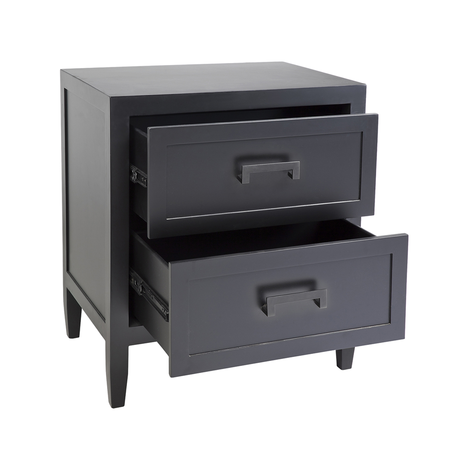 Soloman Bedside Table - Large Black - Bunnings Australia