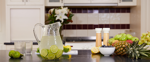 jug of lime water