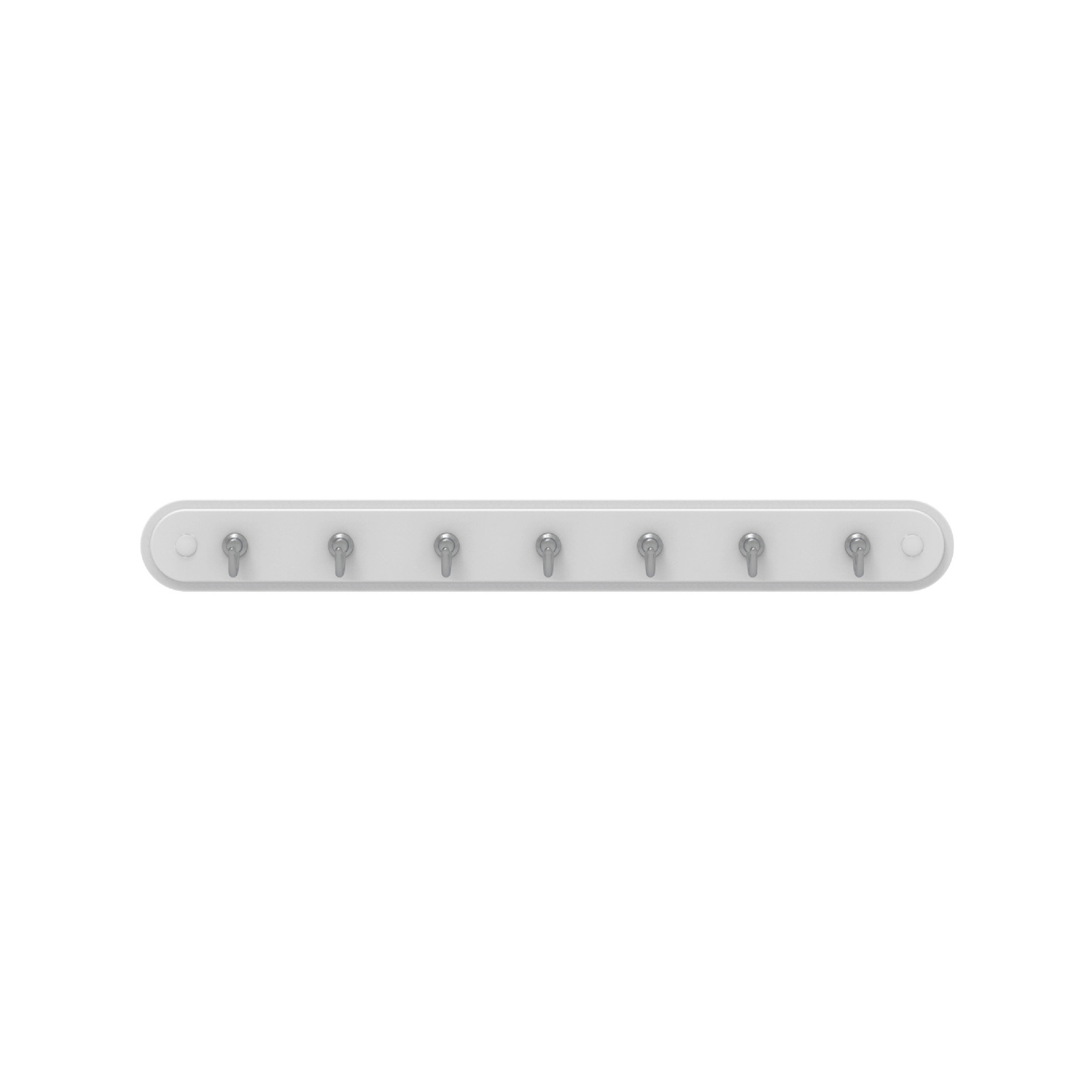 MODE 7 Chrome Hooks On White Board Key Rack Bunnings Australia