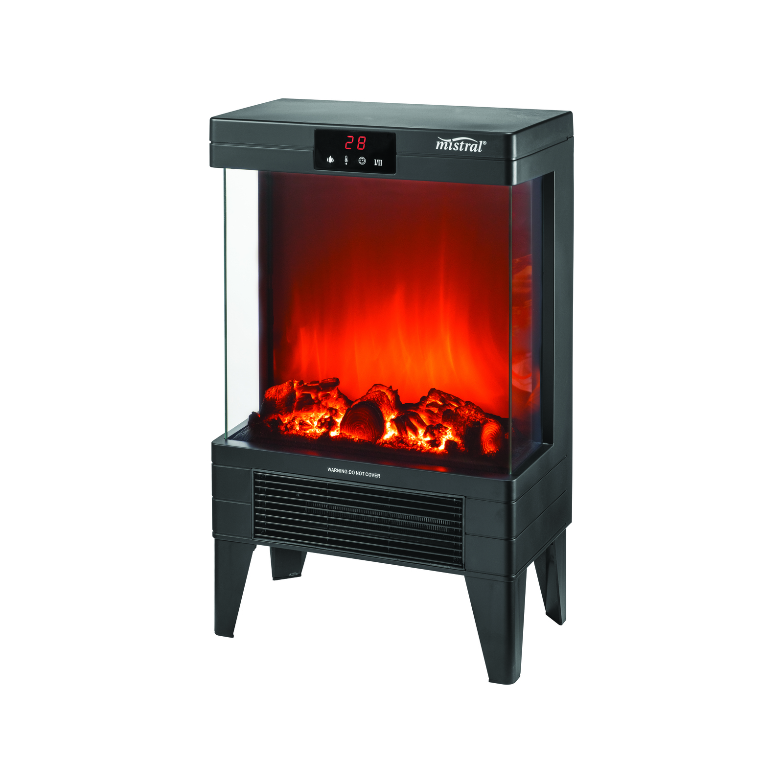 Mistral 2000W Flame Effect Electric Heater Bunnings Australia