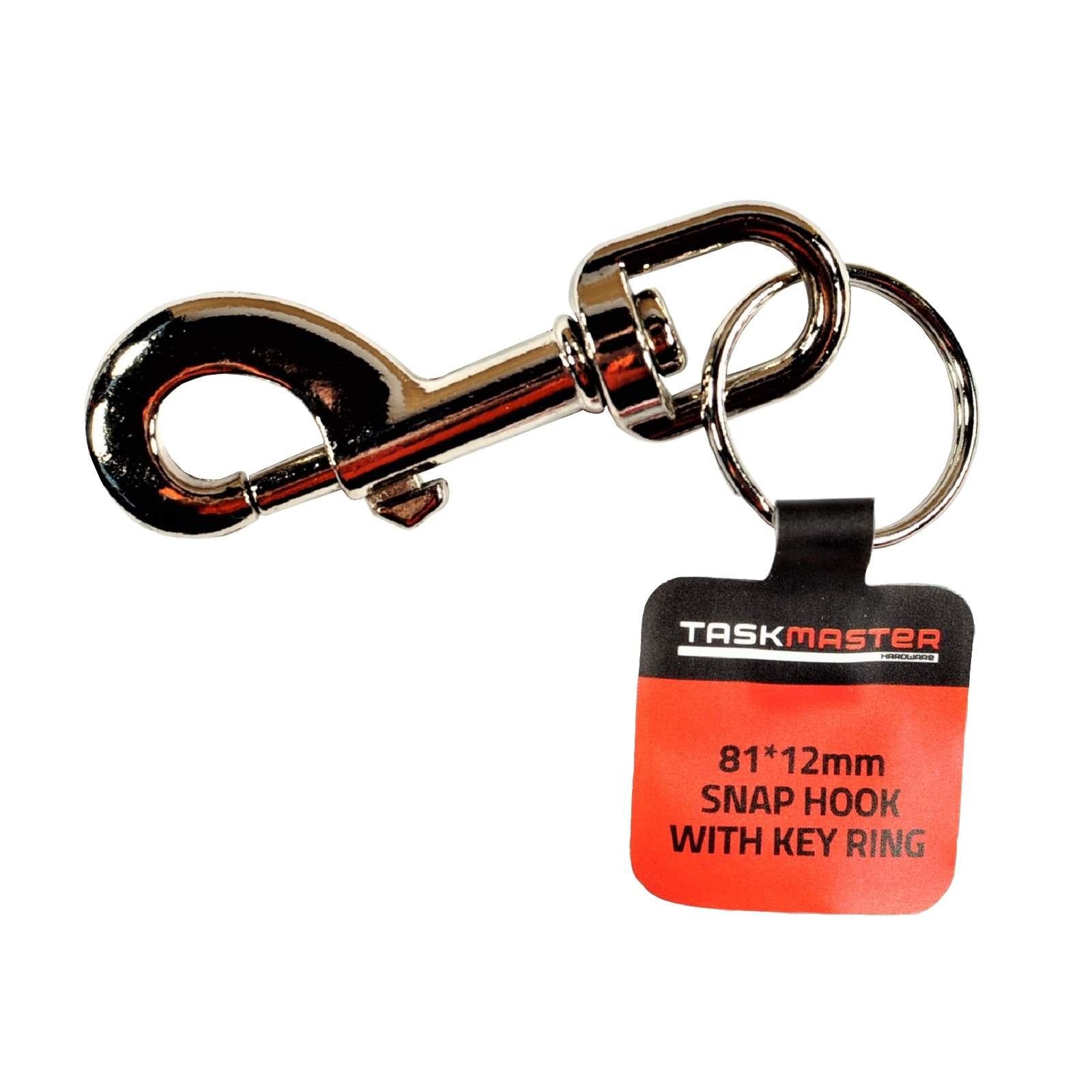 Taskmaster Nickel Plated Snap Hook With Key Ring Bunnings Australia