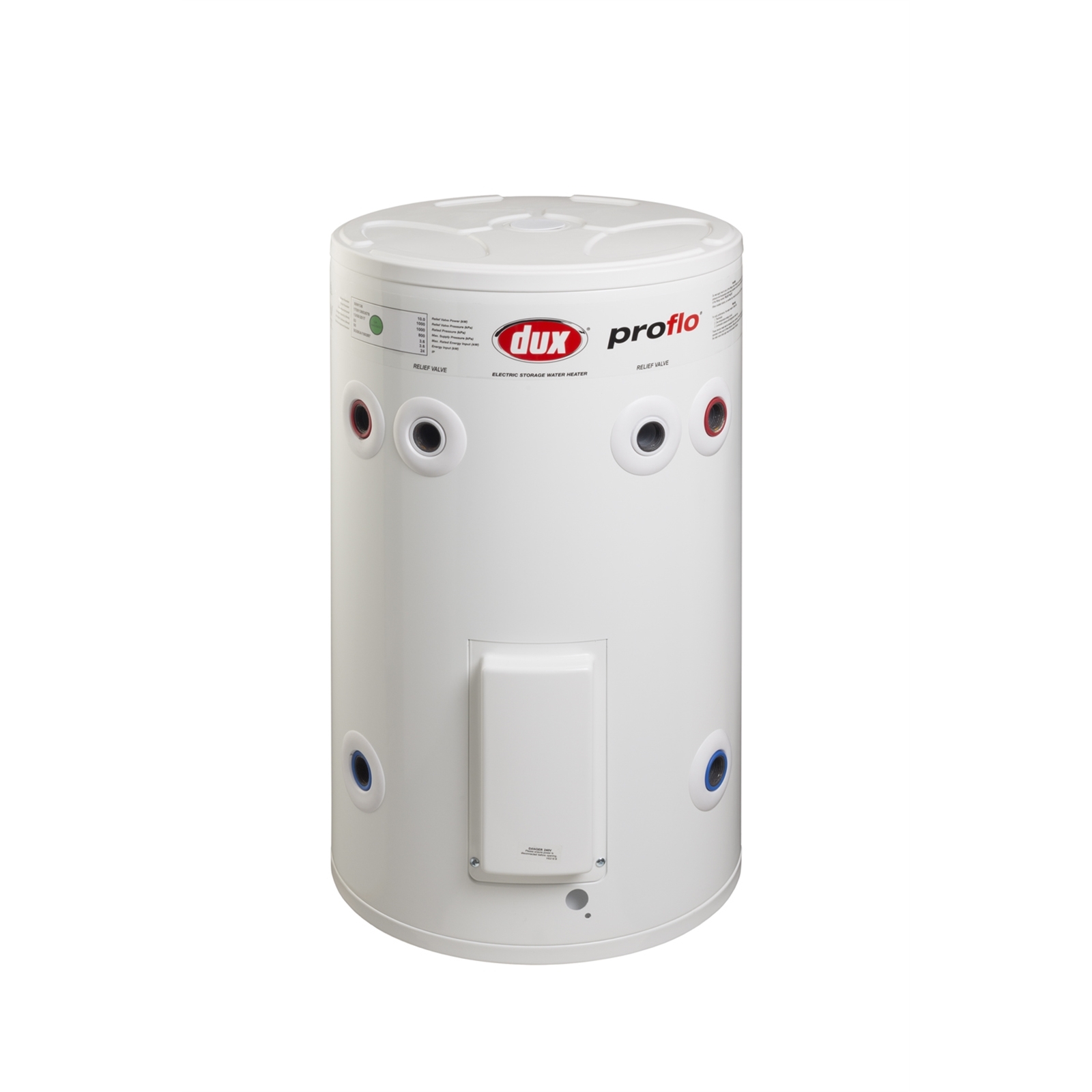 Dux Proflo 50L 3.6kW Electric Storage Water Heater - Bunnings Australia