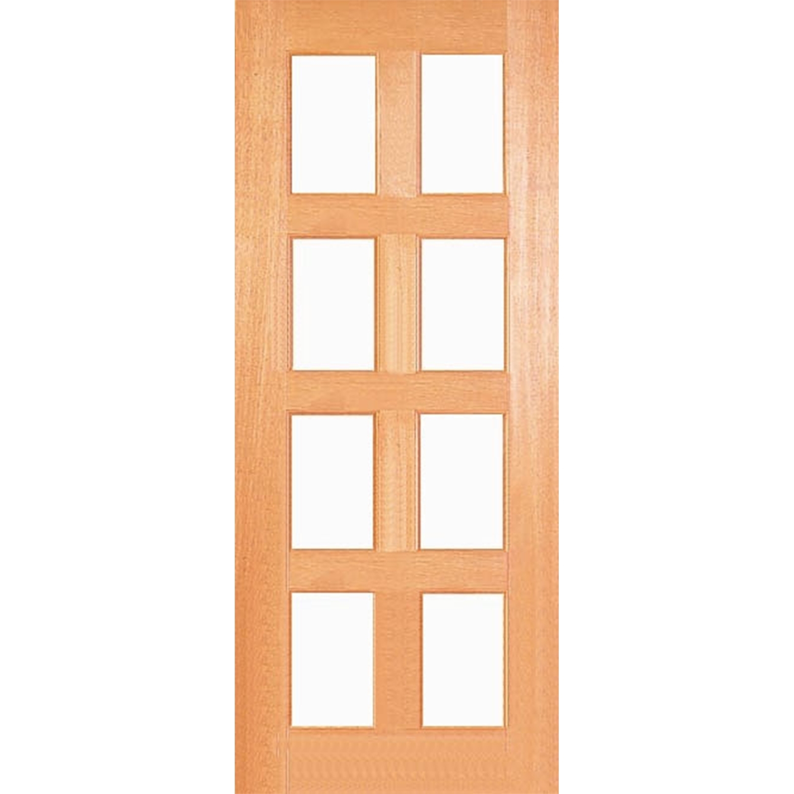 Woodcraft 2040 x 820 x 40mm Entrance Door Kensington Frosted Safety