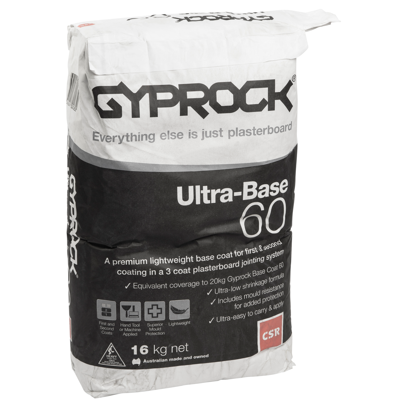 Gyprock CSR 16kg UltraBase MR 60 Bunnings Australia