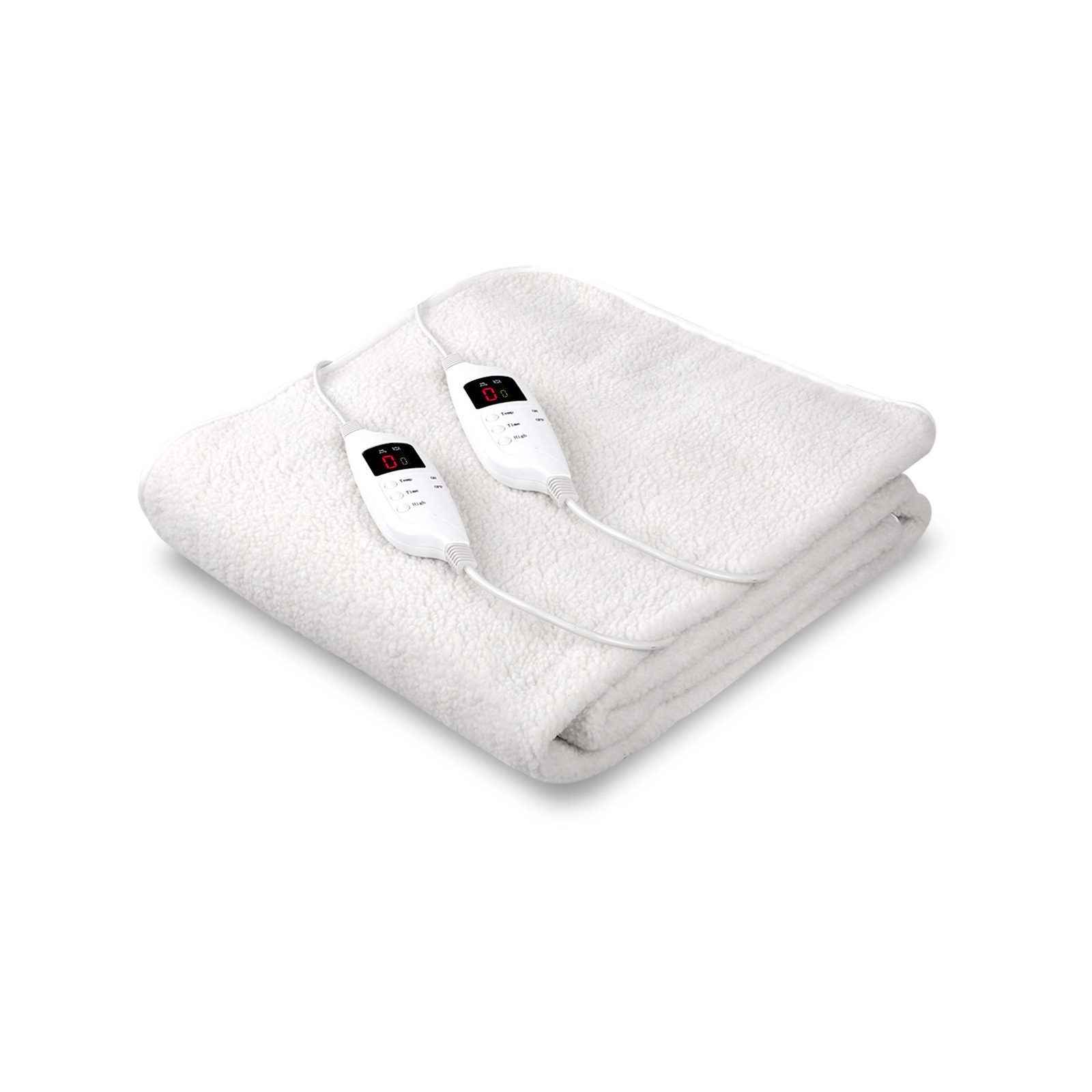 Giselle Bedding Fleecy Electric Blanket Heated Fully Fitted Washable Queen Bed Bunnings Australia