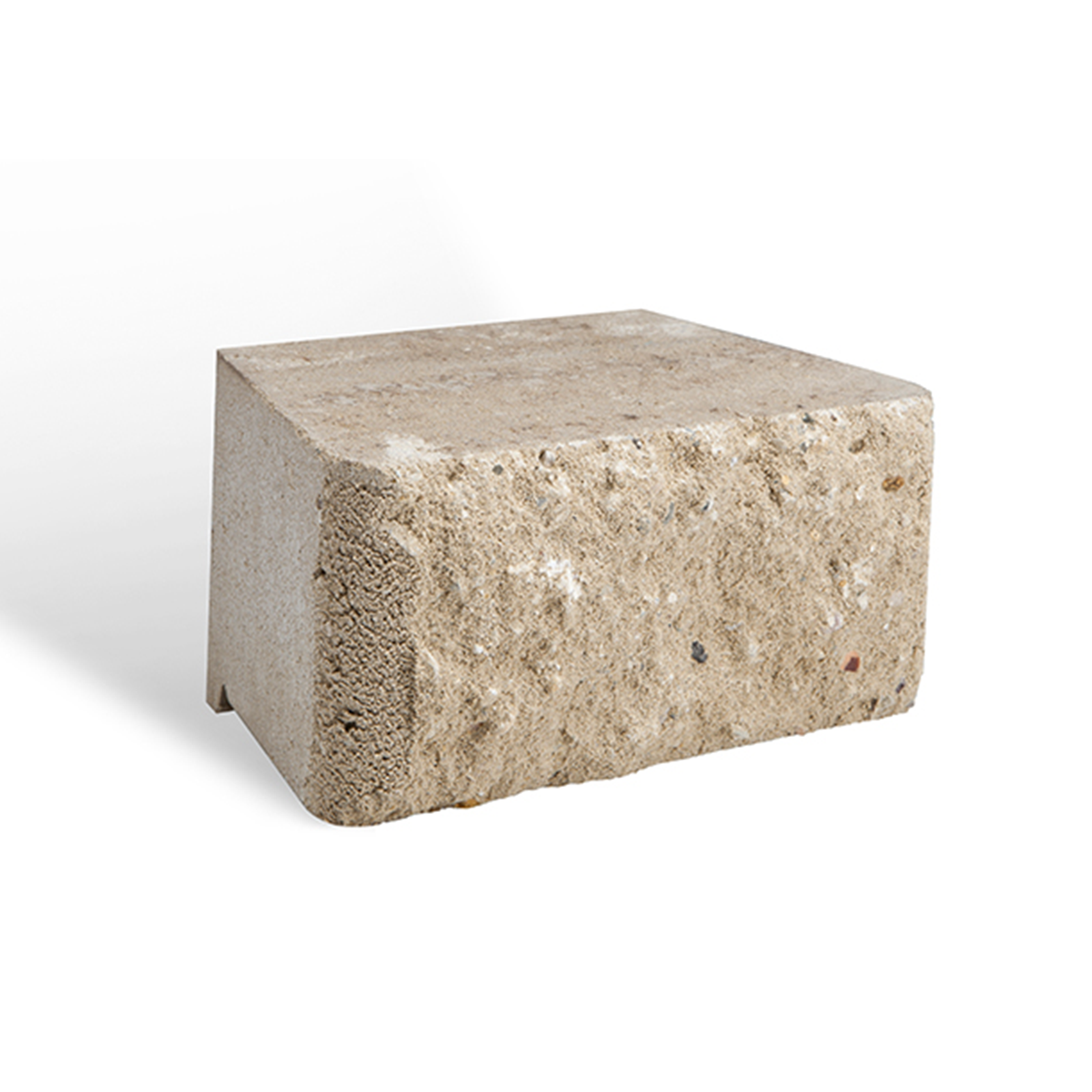 Brighton Masonry 130 x 100 x 200mm Cream Eziwall Lite Retaining Block ...